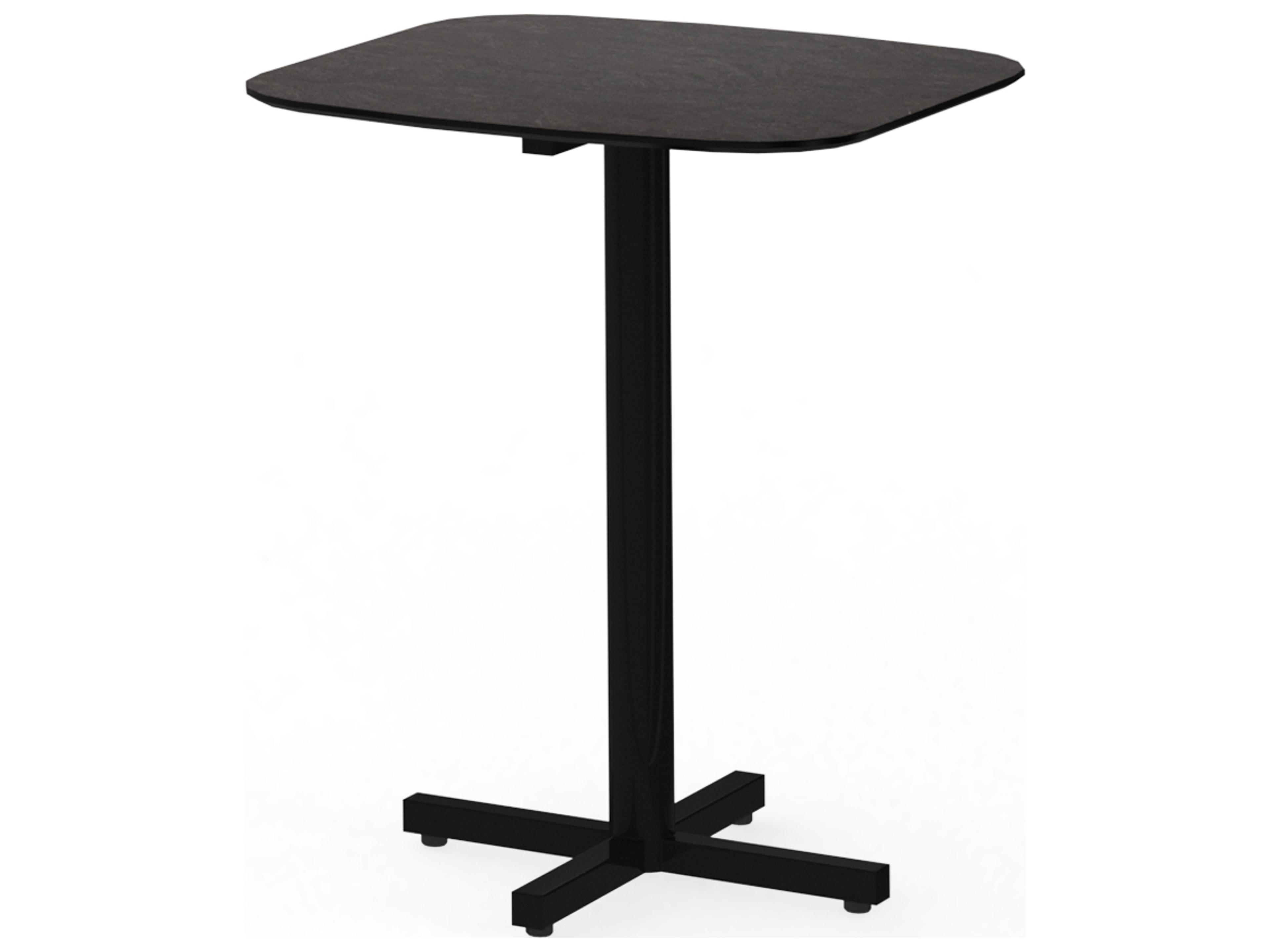 MamaGreen Zupy Steel Square Patio Bistro Table with HPL Top
