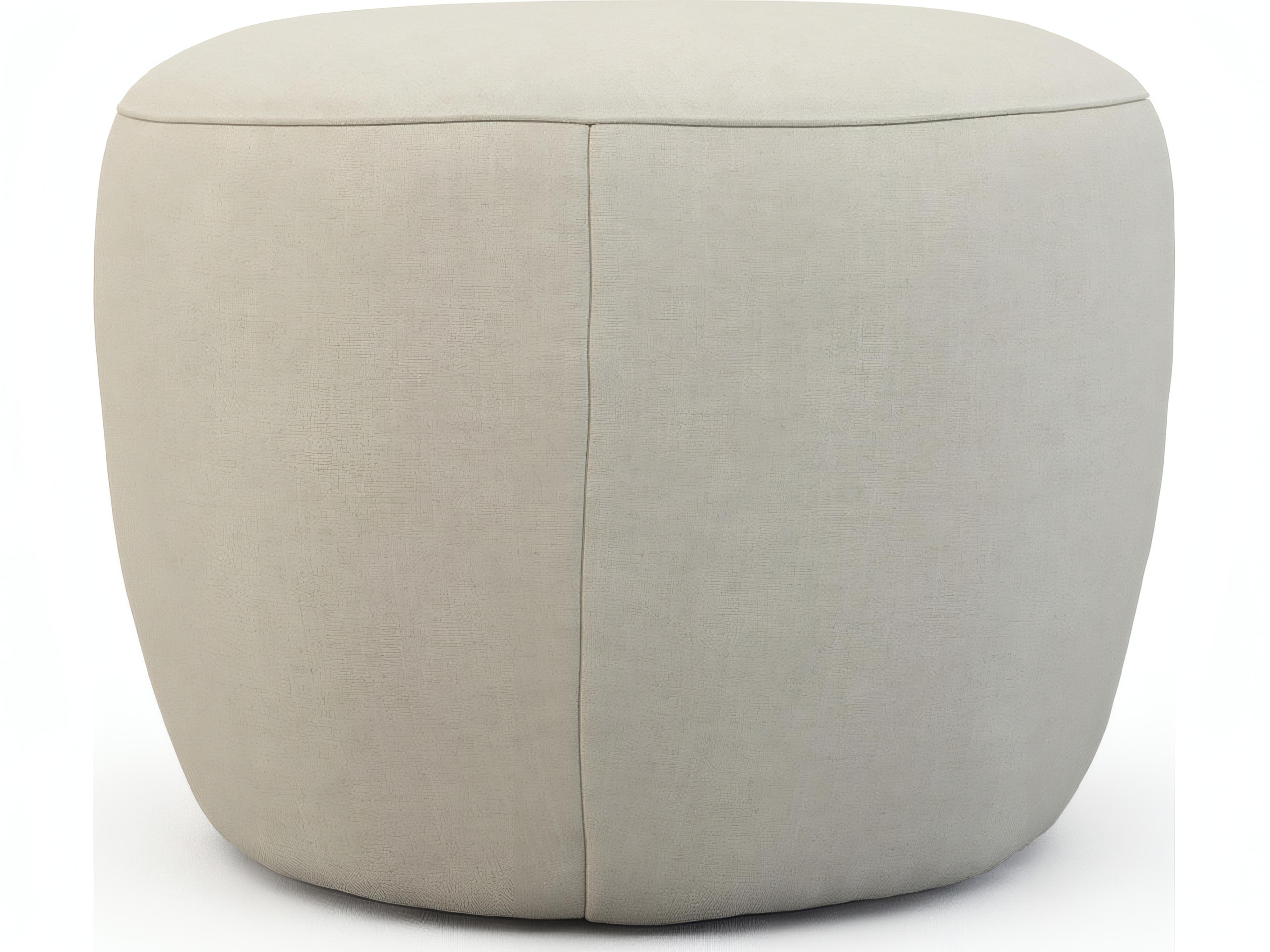 Mr. & Mrs. Howard Sloan Beige Upholstered Ottoman