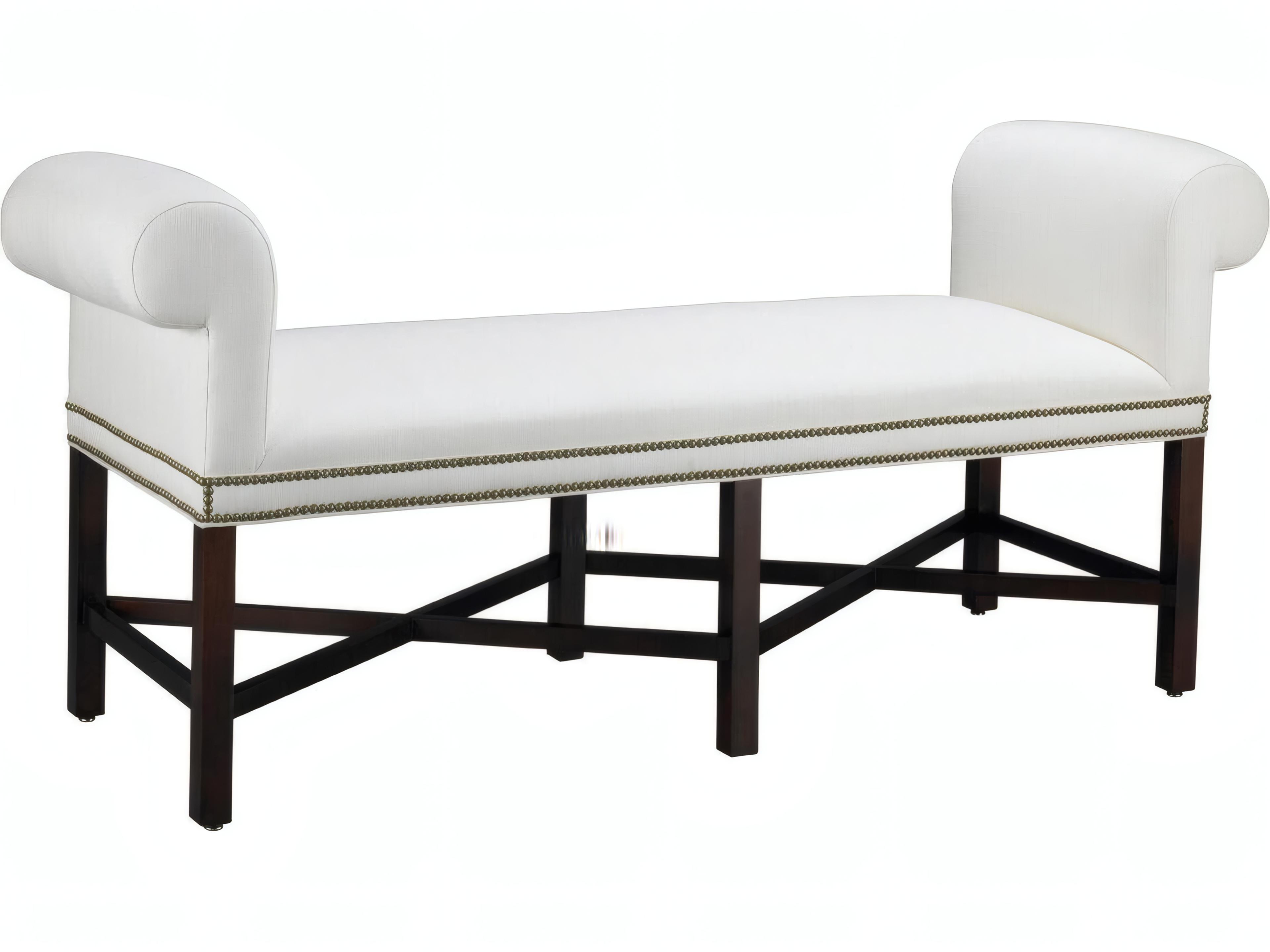 Armagnac Beige Upholstered Accent Bench