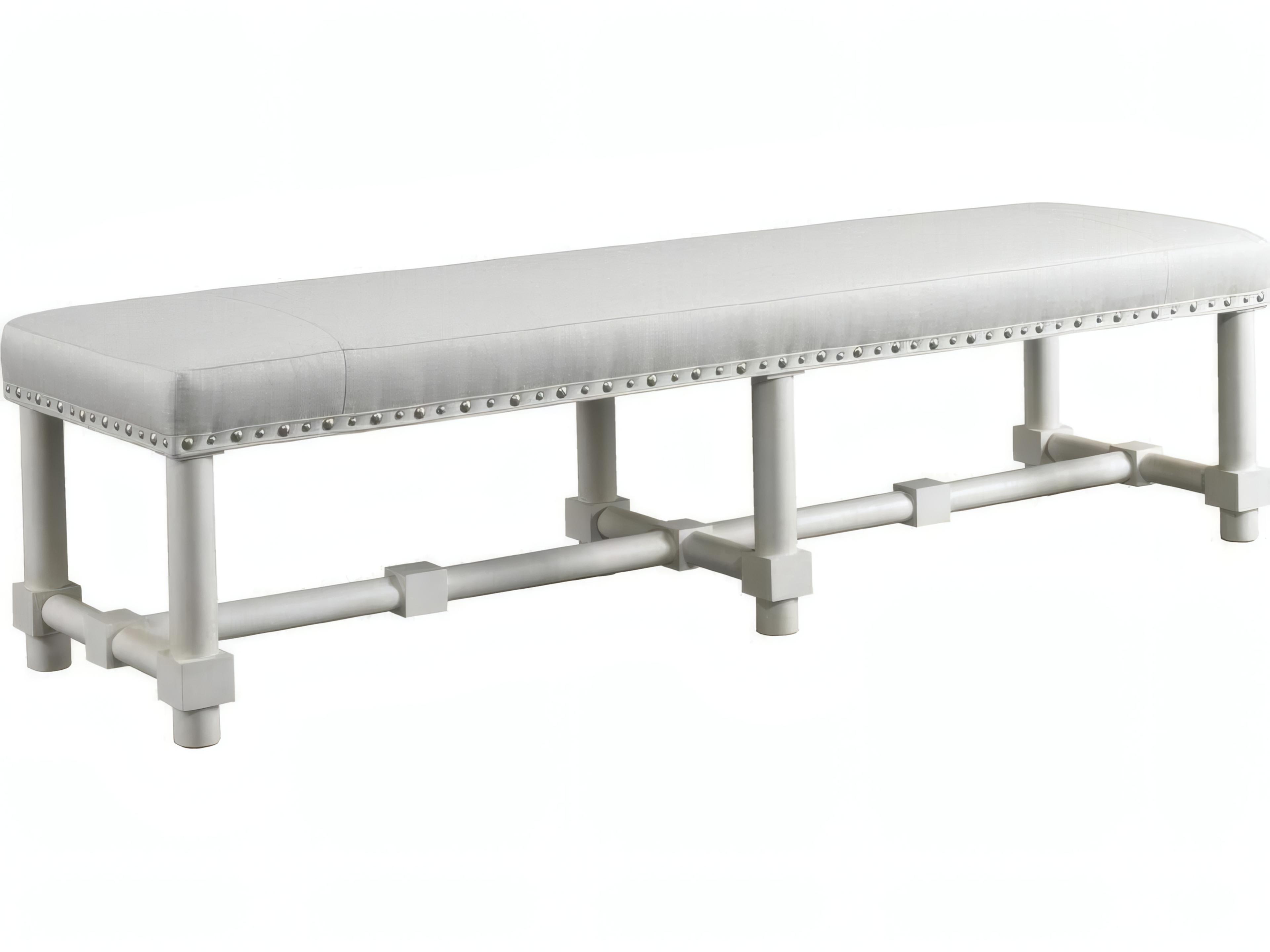 Square Upholstered Accent Bench