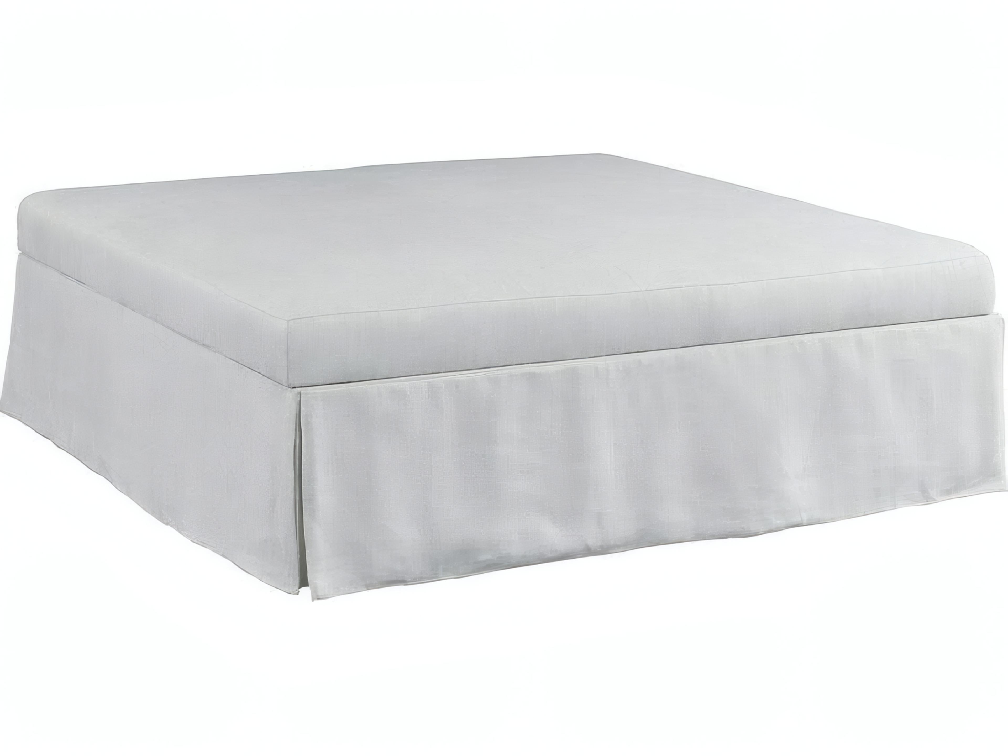 Zane Beige Upholstered Ottoman