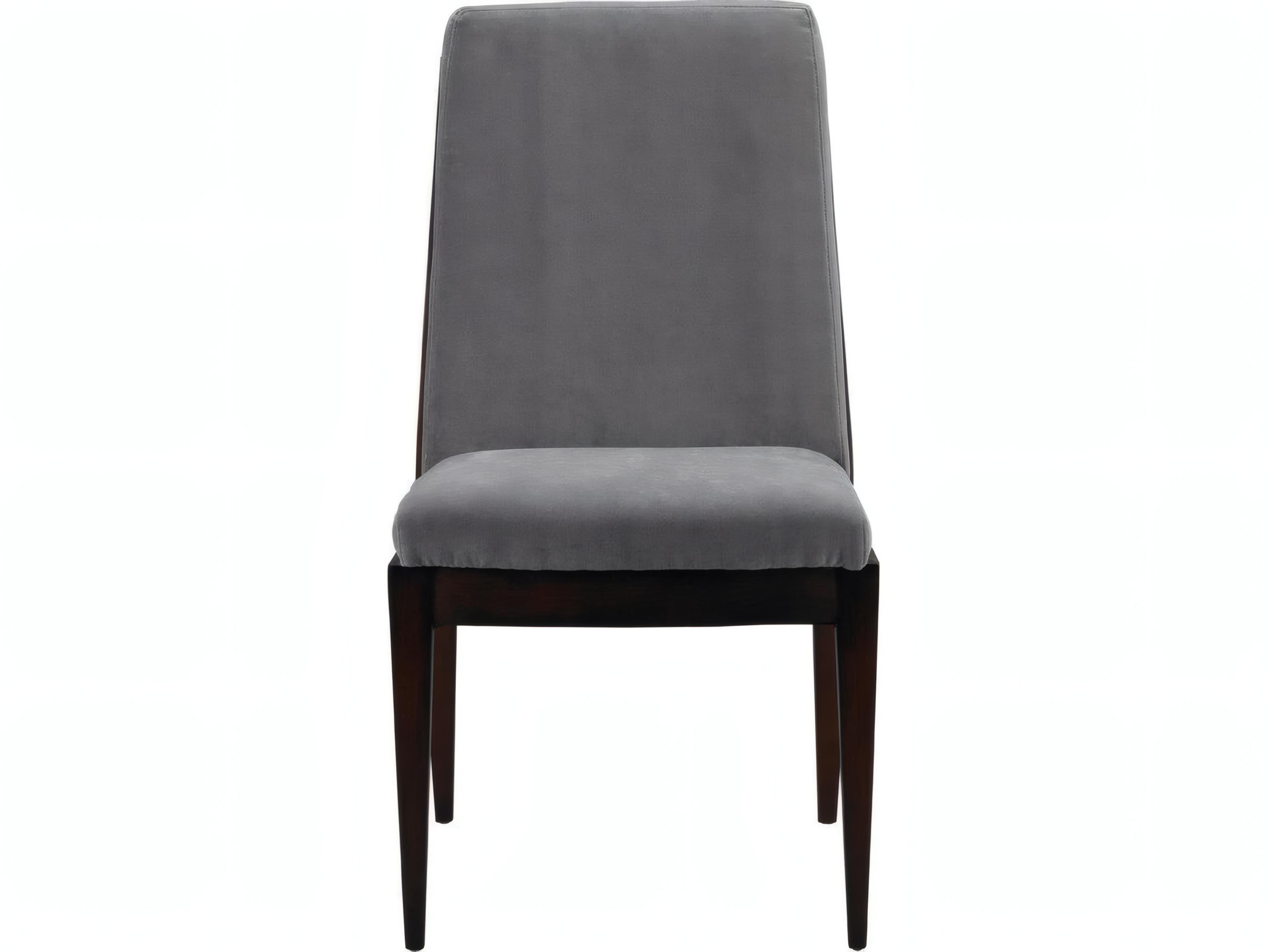 Mr. & Mrs. Howard Livingston Hardwood Black Upholstered Armless Dining Chair