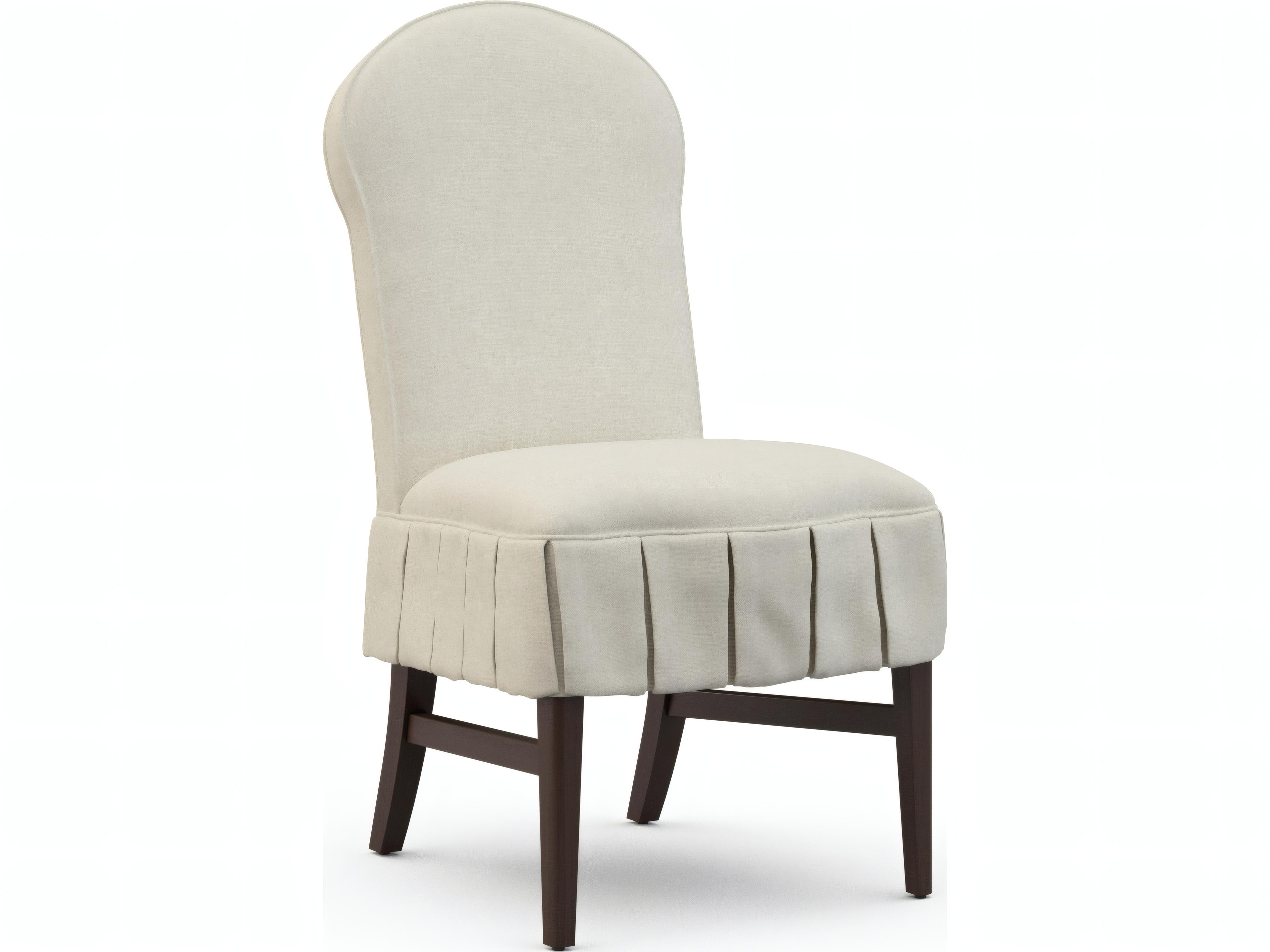 May Hardwood Black Upholstered Armless Dining Chair