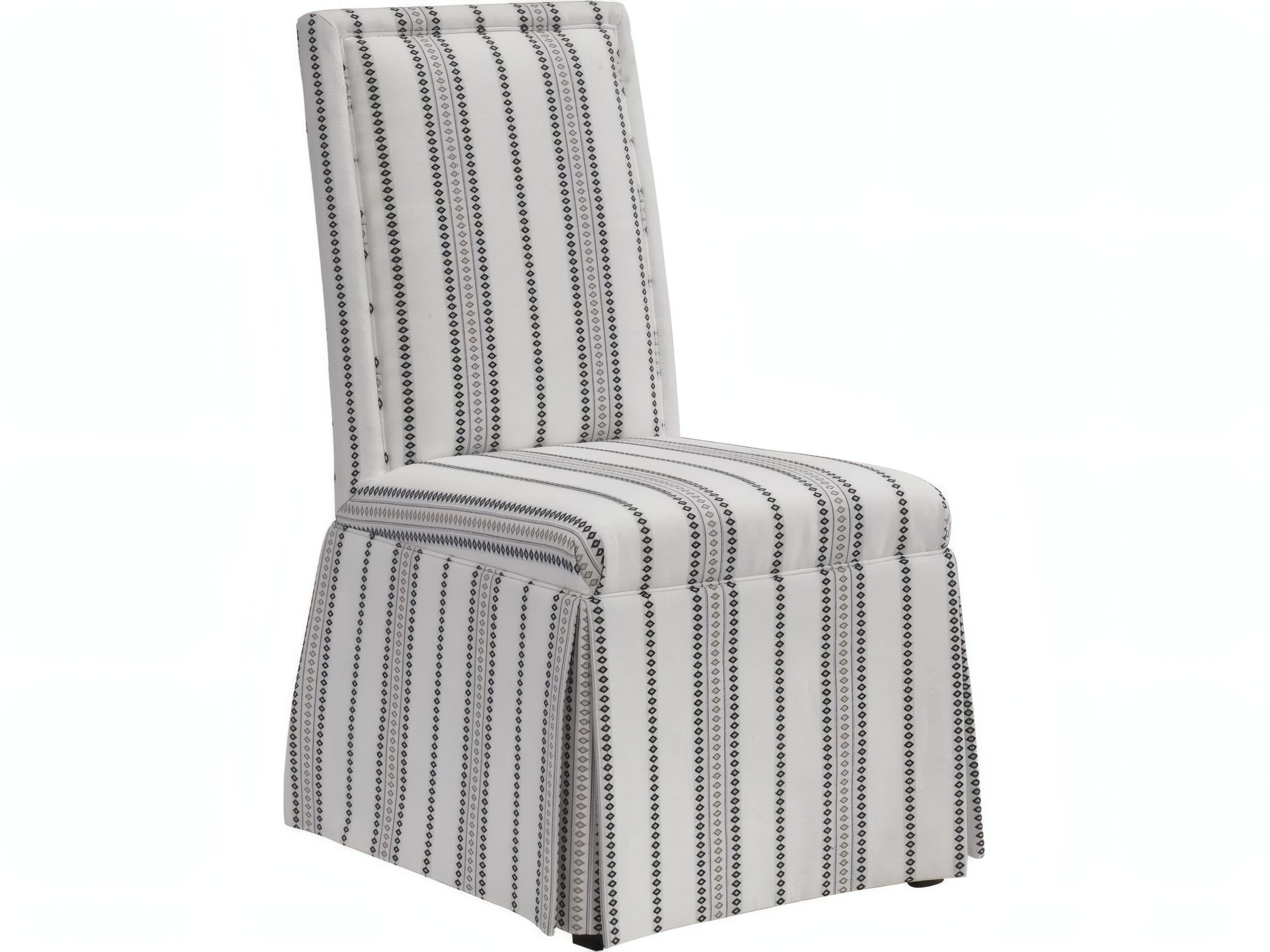 Pablo Hardwood Natural Upholstered Armless Dining Chair