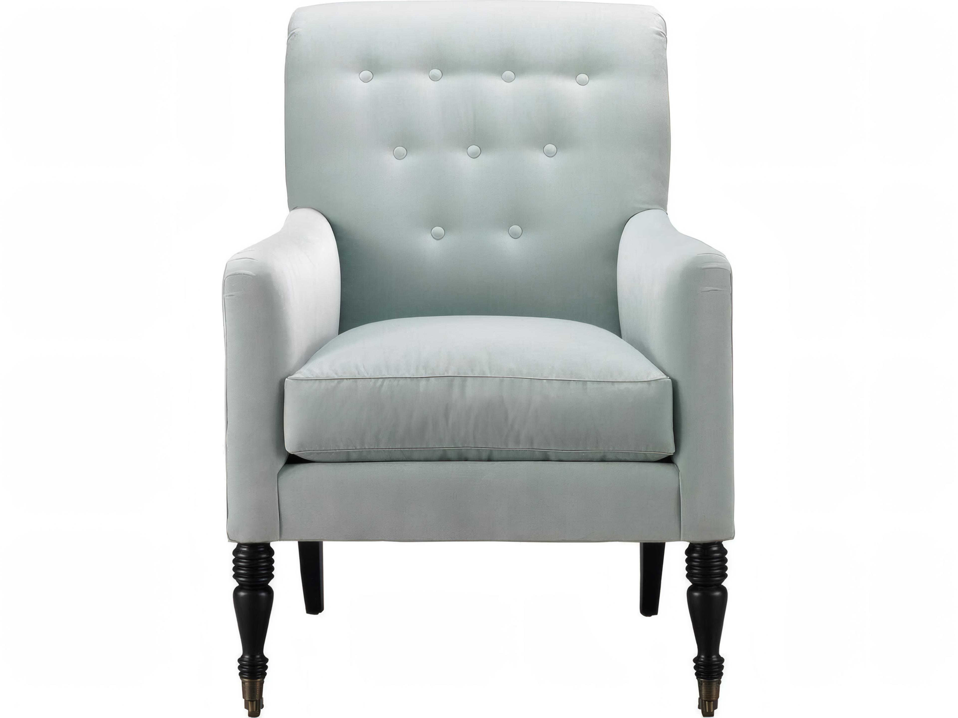 Mr. & Mrs. Howard Kewsick Revolving Blue Accent Chair
