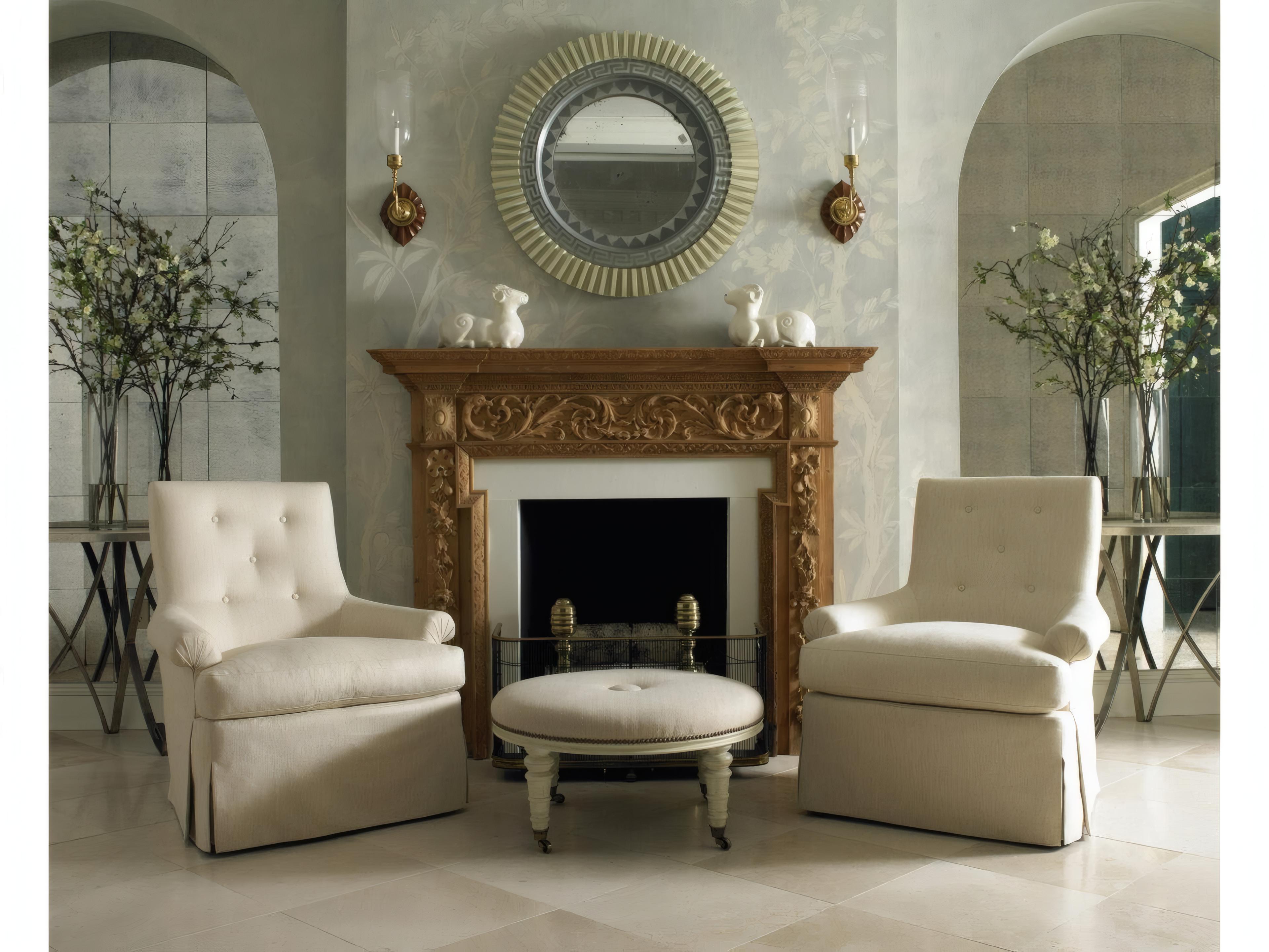 Mr. & Mrs. Howard Sumner Beige Accent Chair