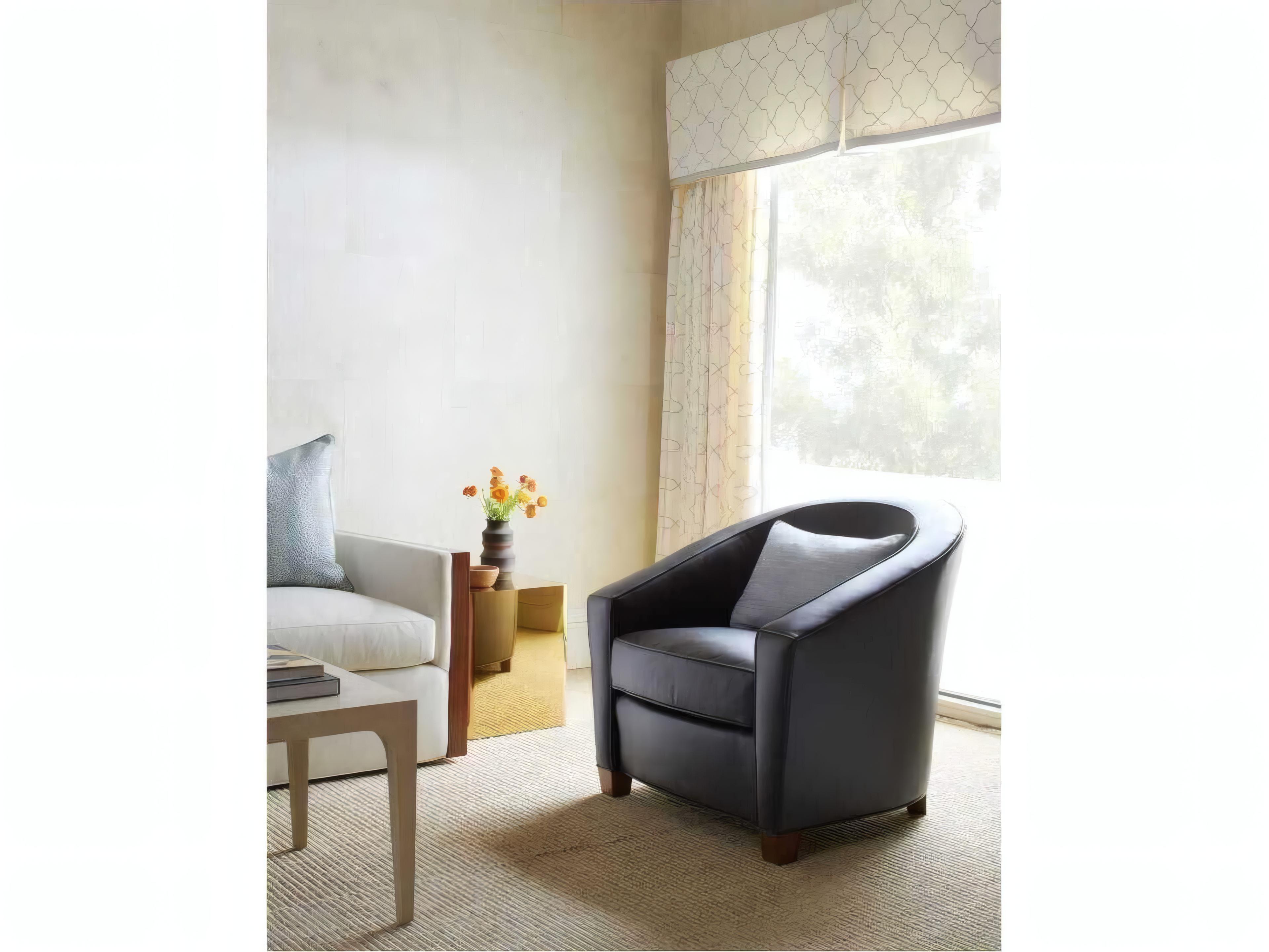 Mr. & Mrs. Howard Bennett Brown Accent Chair