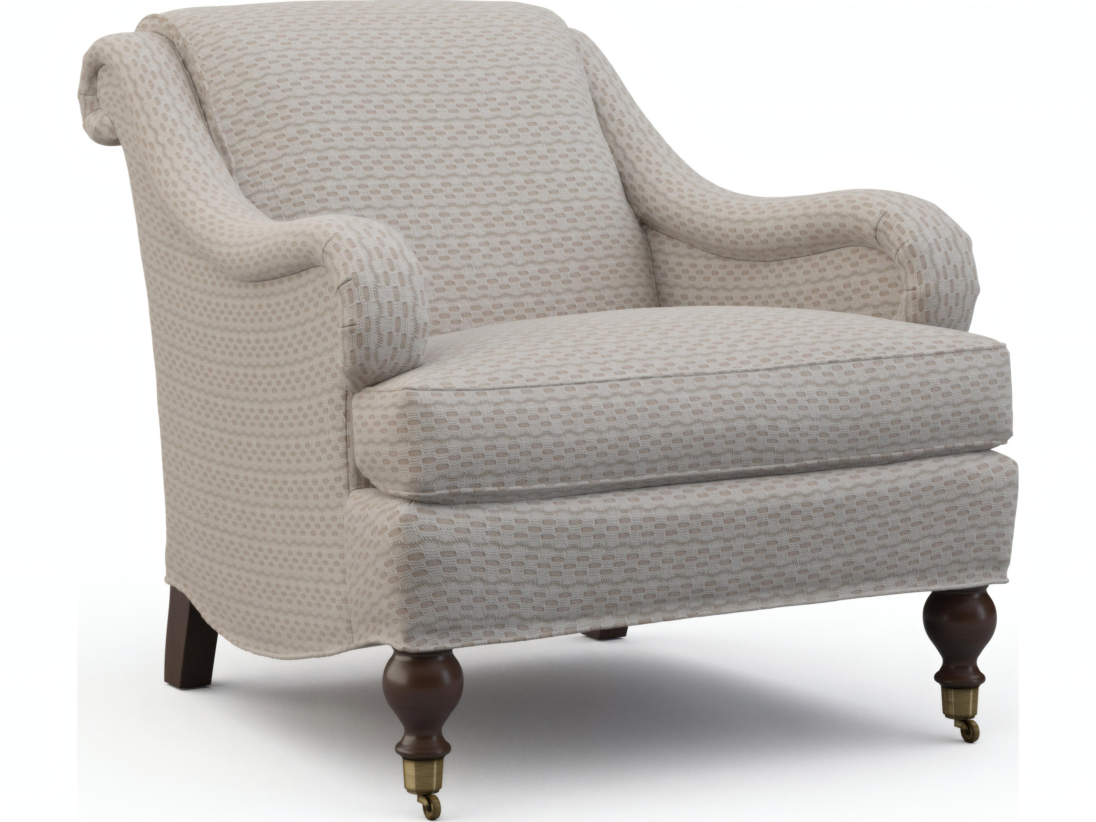 Mr. & Mrs. Howard Lynda Revolving Beige Accent Chair