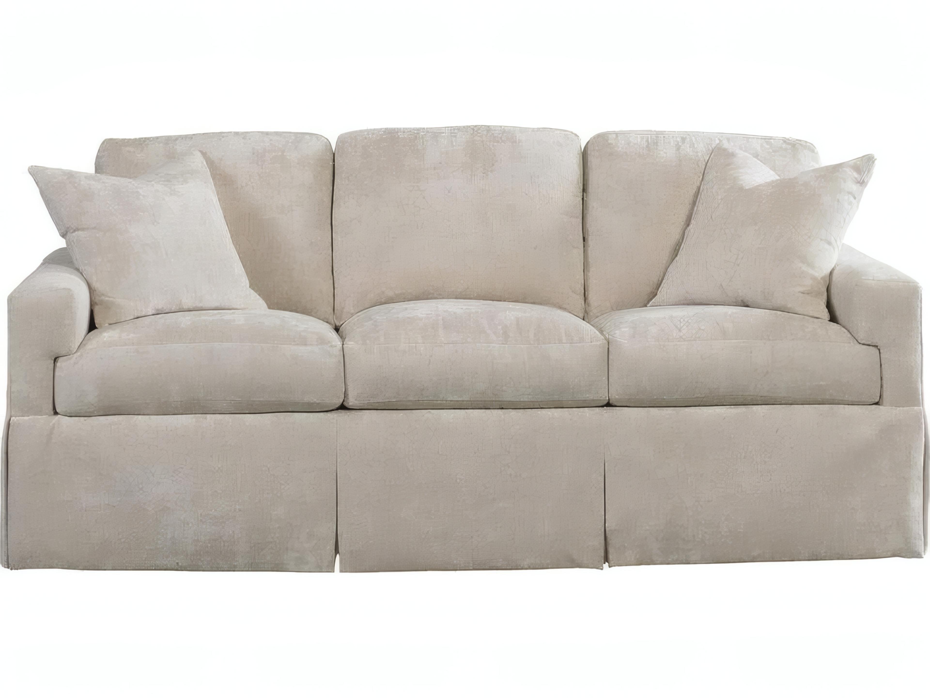 Mr. & Mrs. Howard Snug Beige Upholstered Sofa