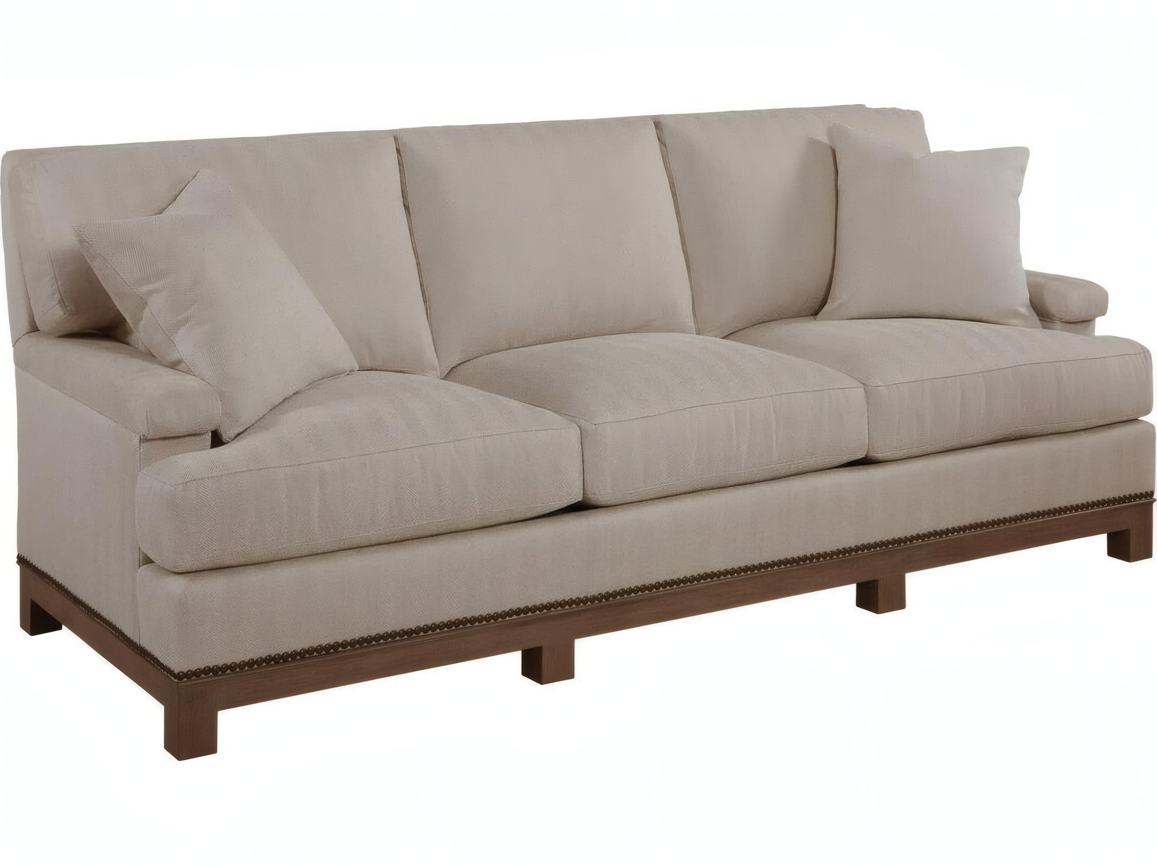 Garbo Brown Upholstered Sofa