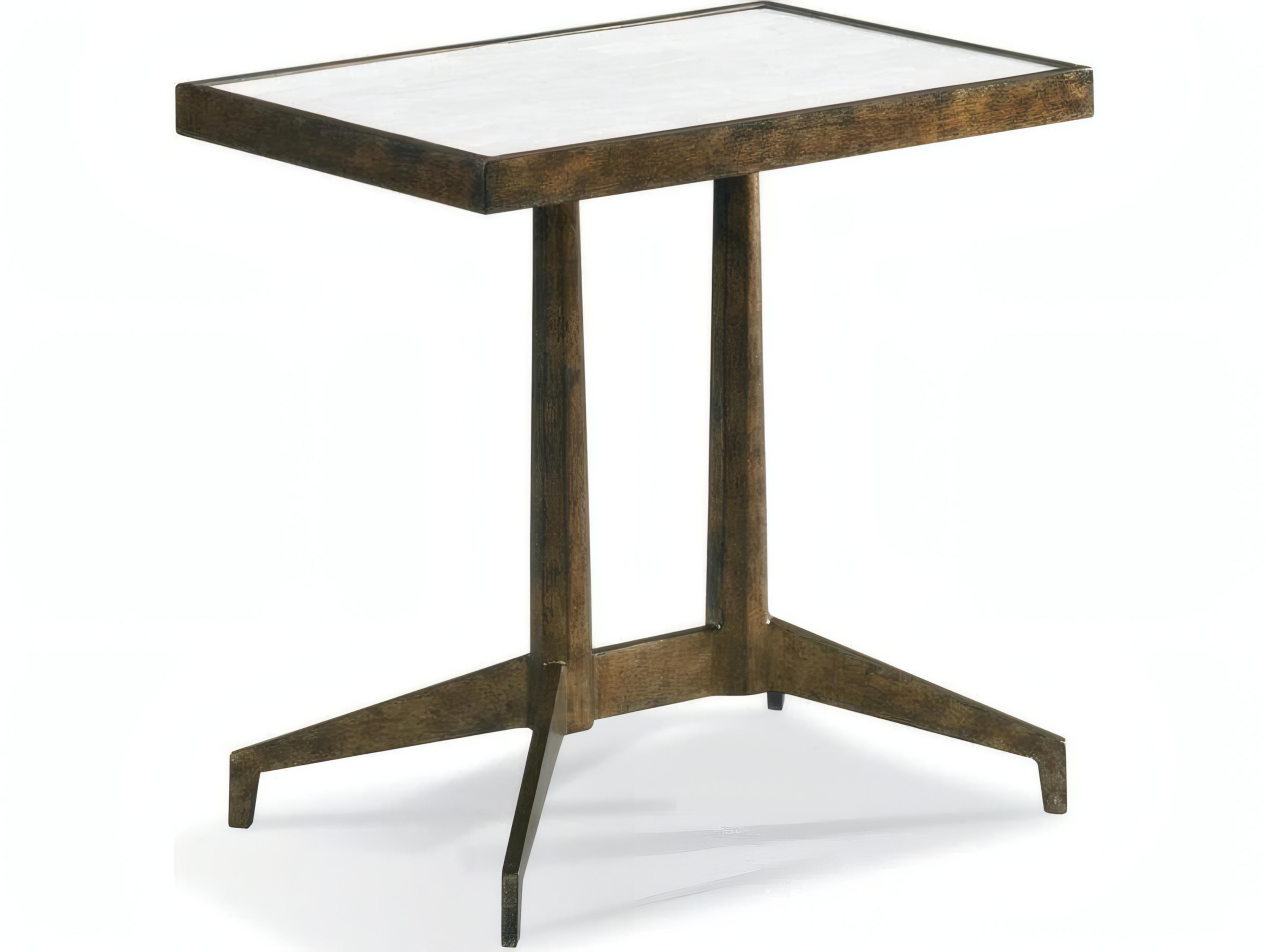 Giorgio Rectangular Stone End Table