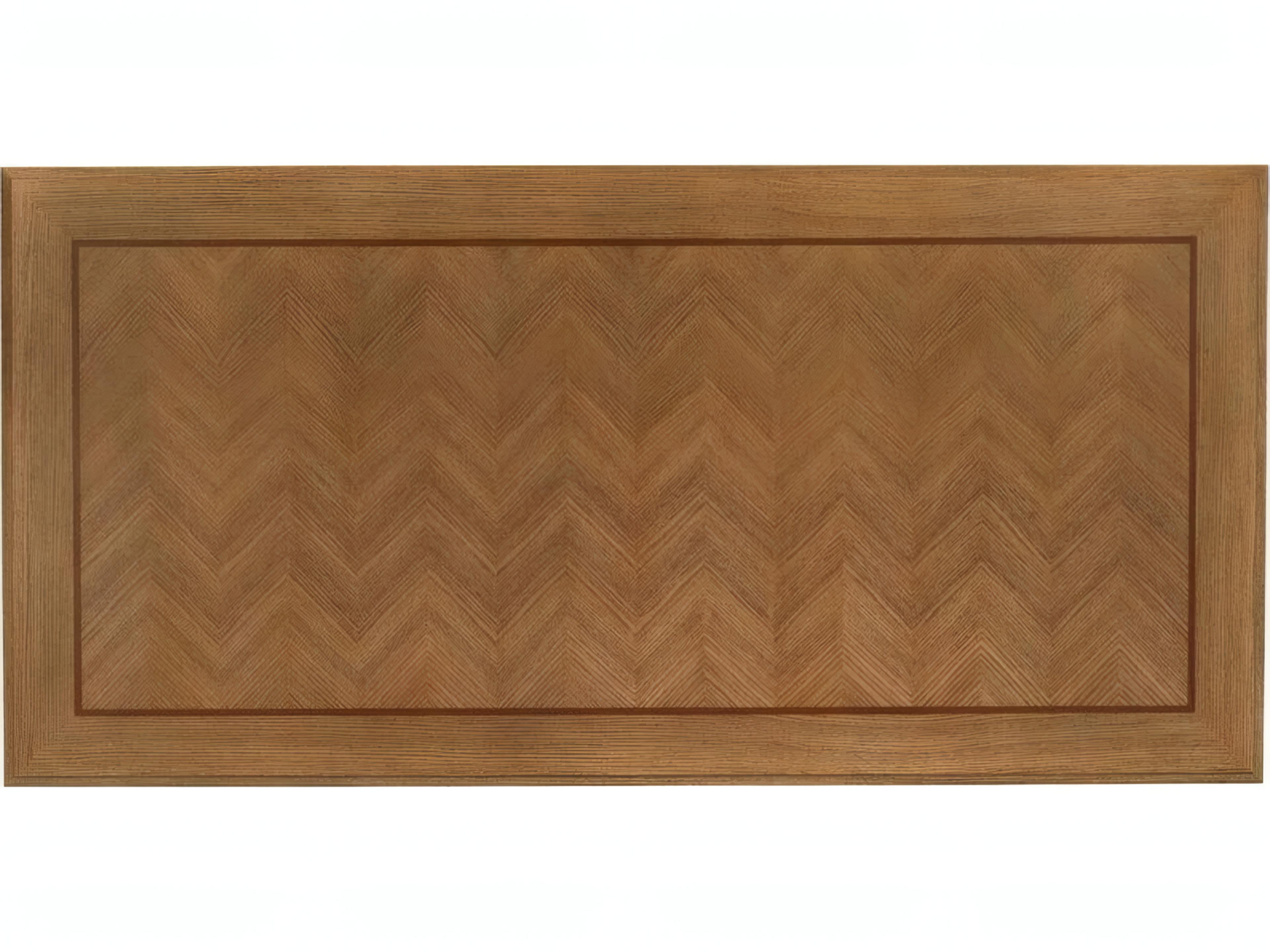 Mr. & Mrs. Howard Dunand Rectangular Wood Natural Oak Dining Table