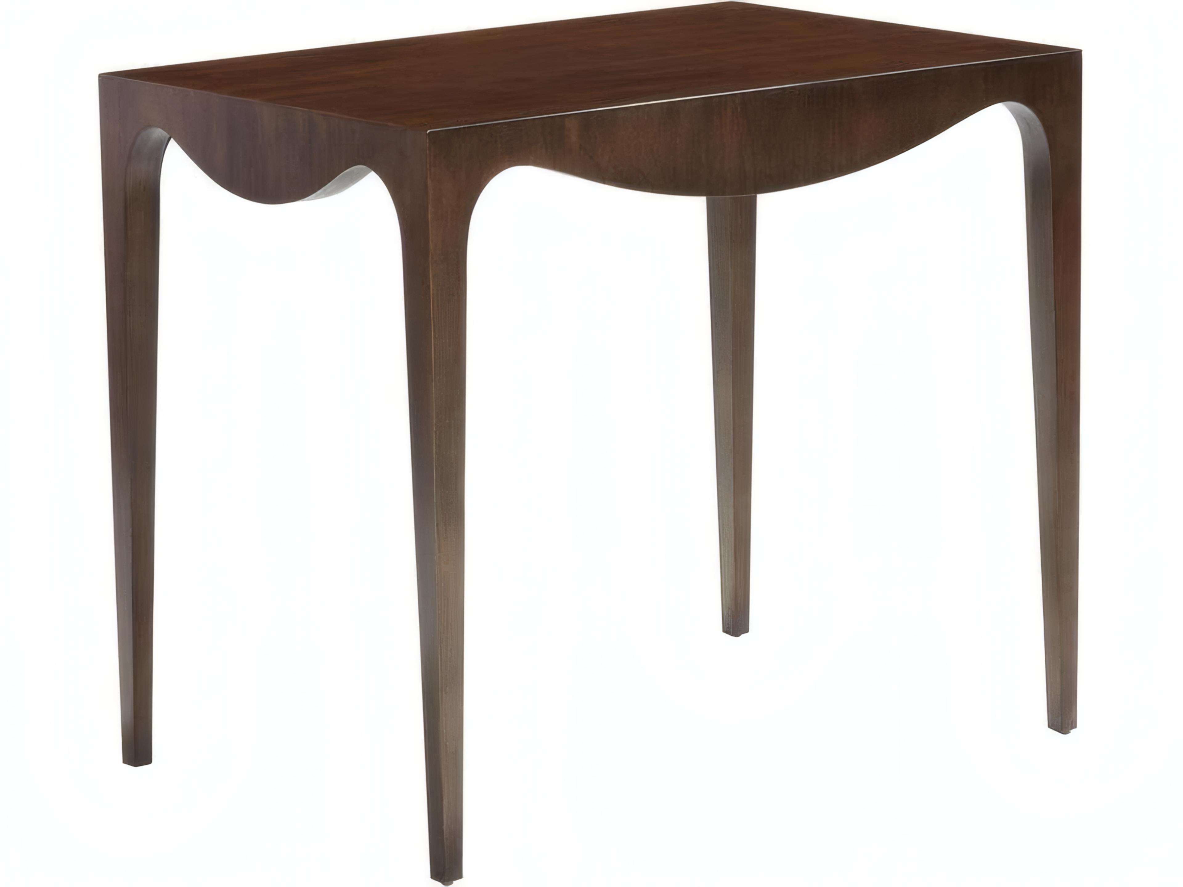 Hayat Rectangular Wood End Table