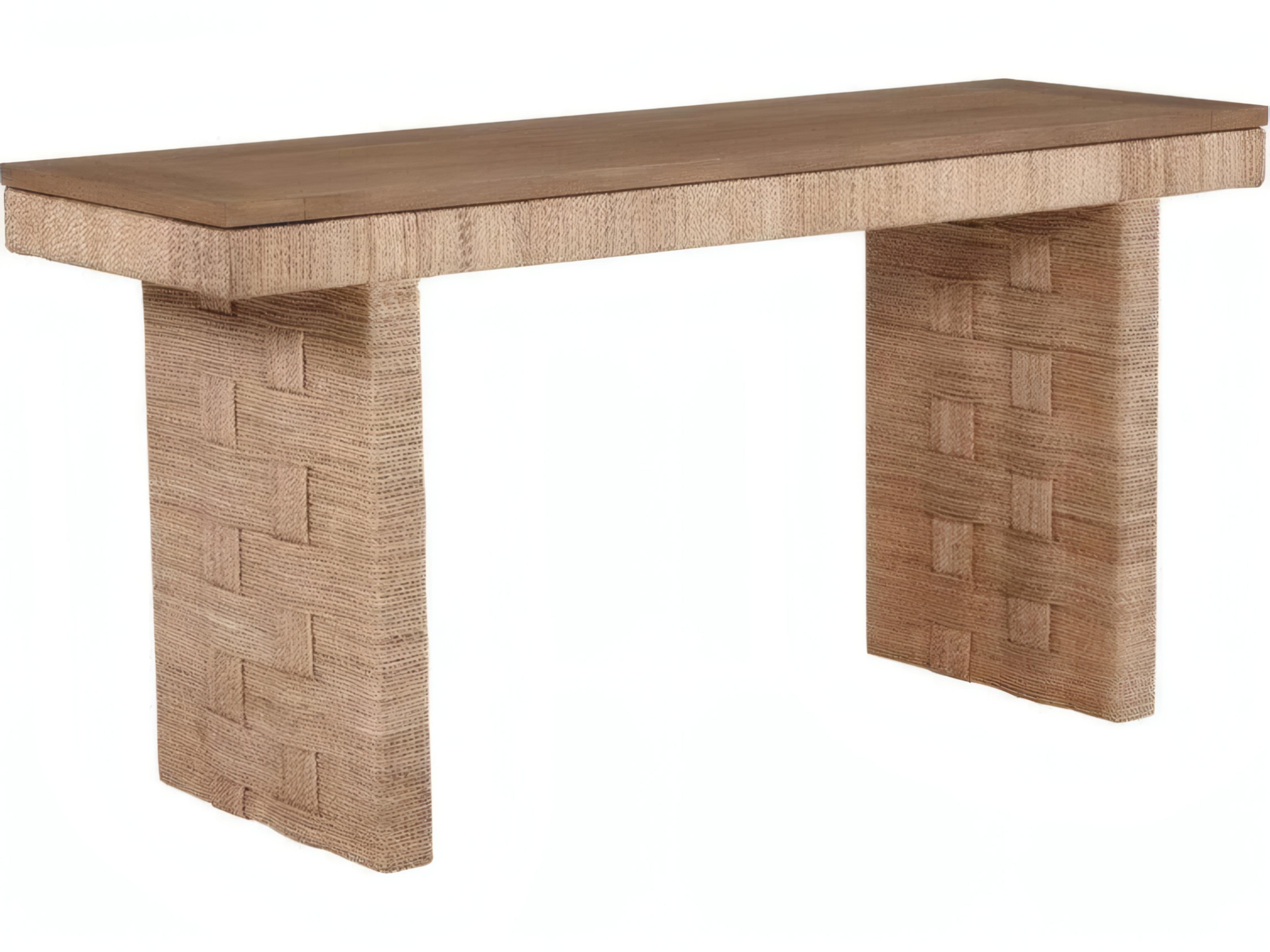 Frankl Rectangular Wood Au Naturel Console Table