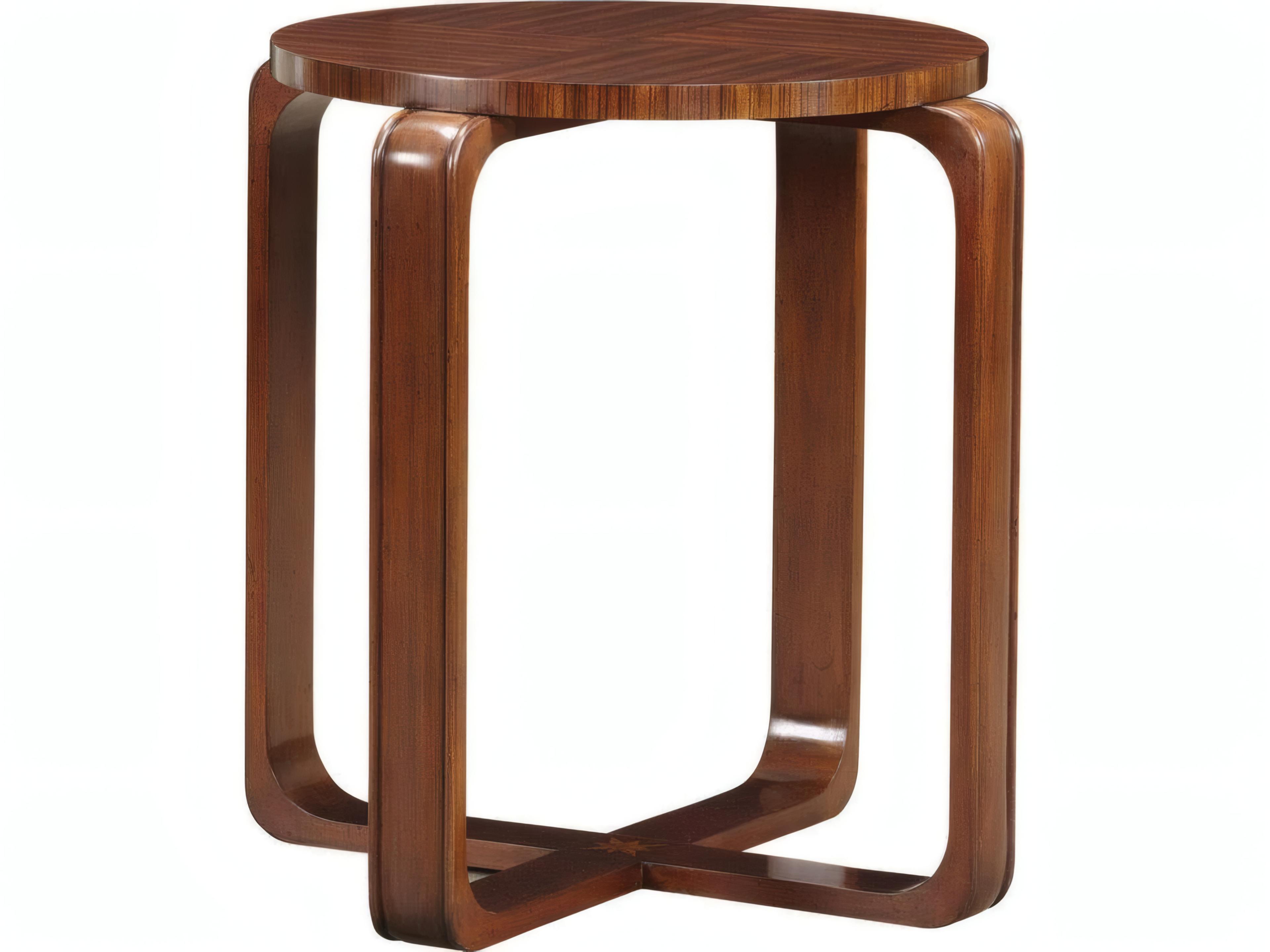 Bentwood Round Wood End Table