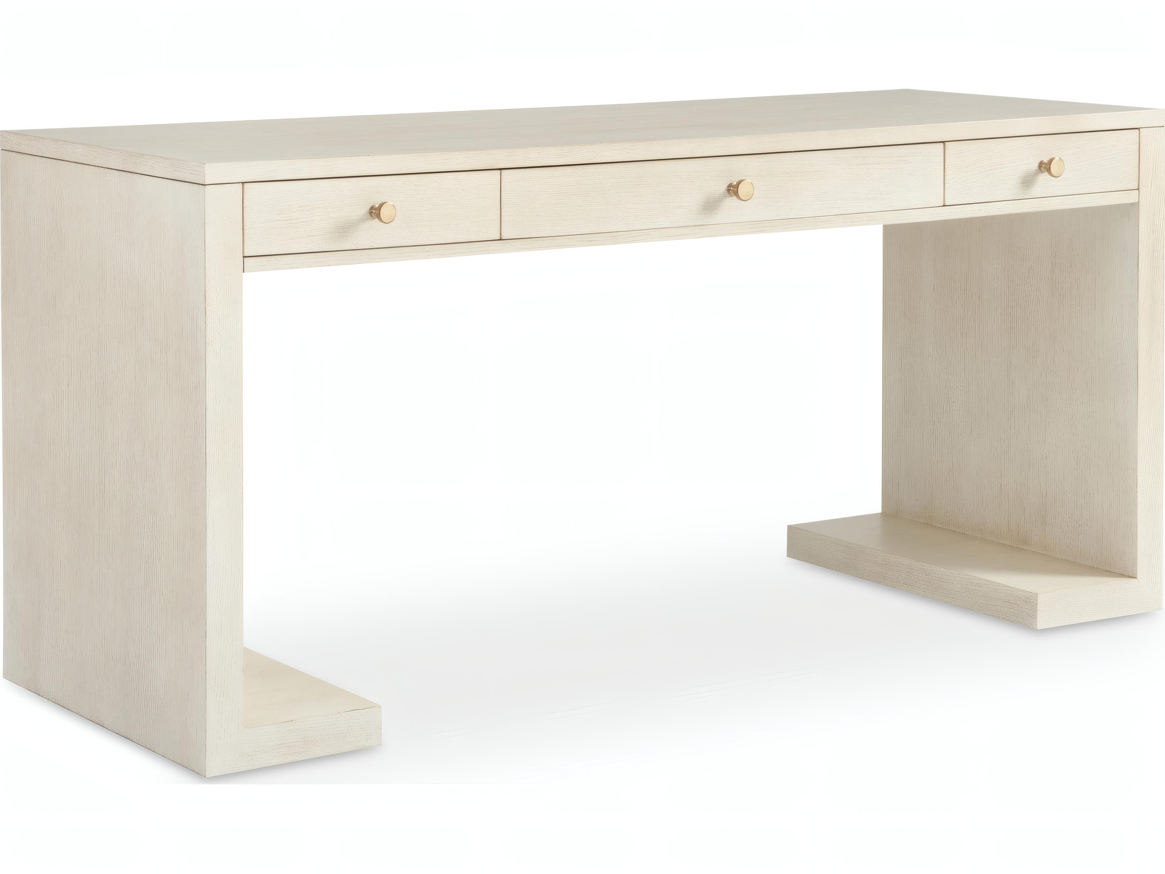 Nile White Oak Wood Writing Desk