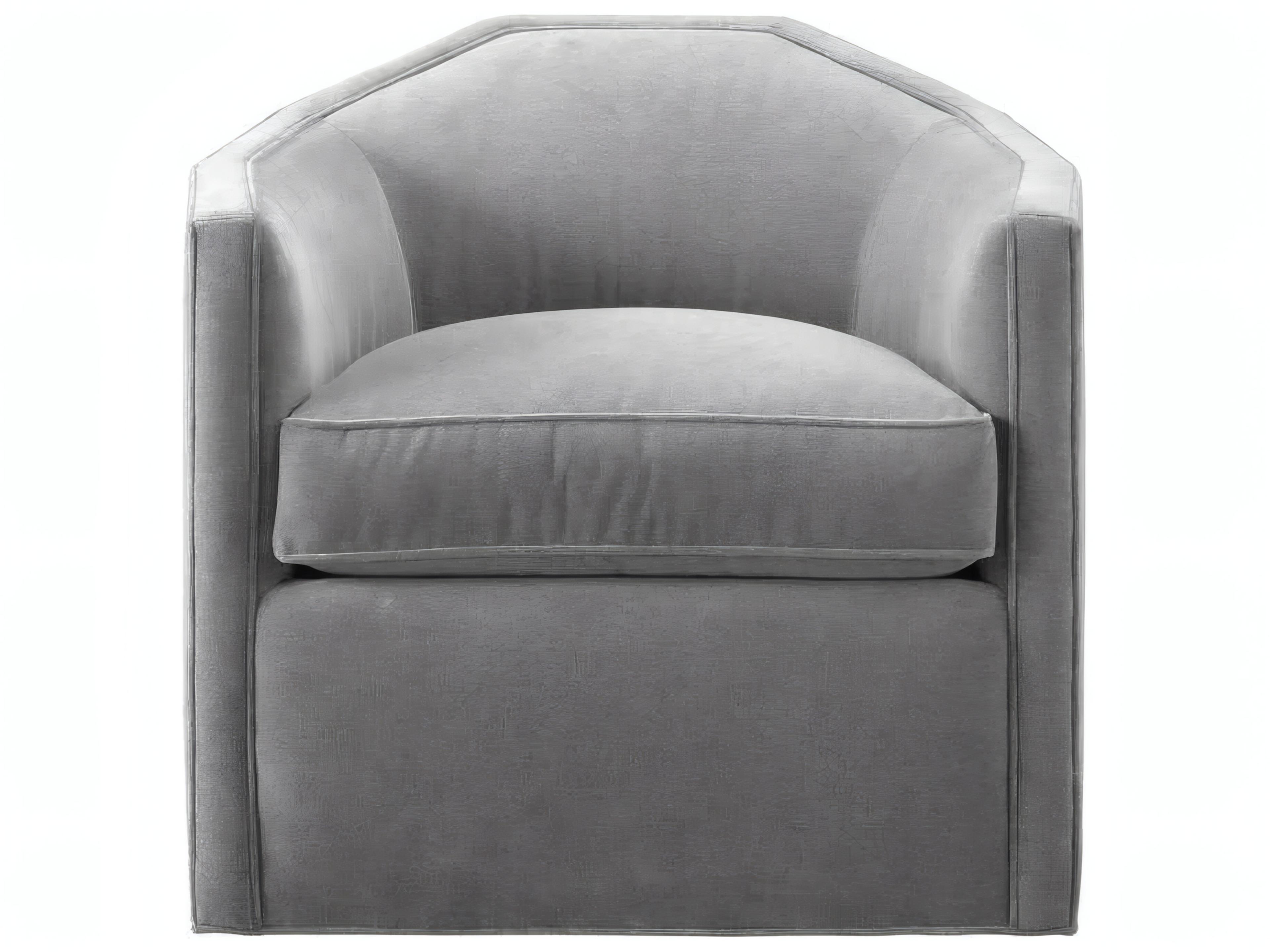 Mr. & Mrs. Howard Speakeasy Swivel Blue Accent Chair