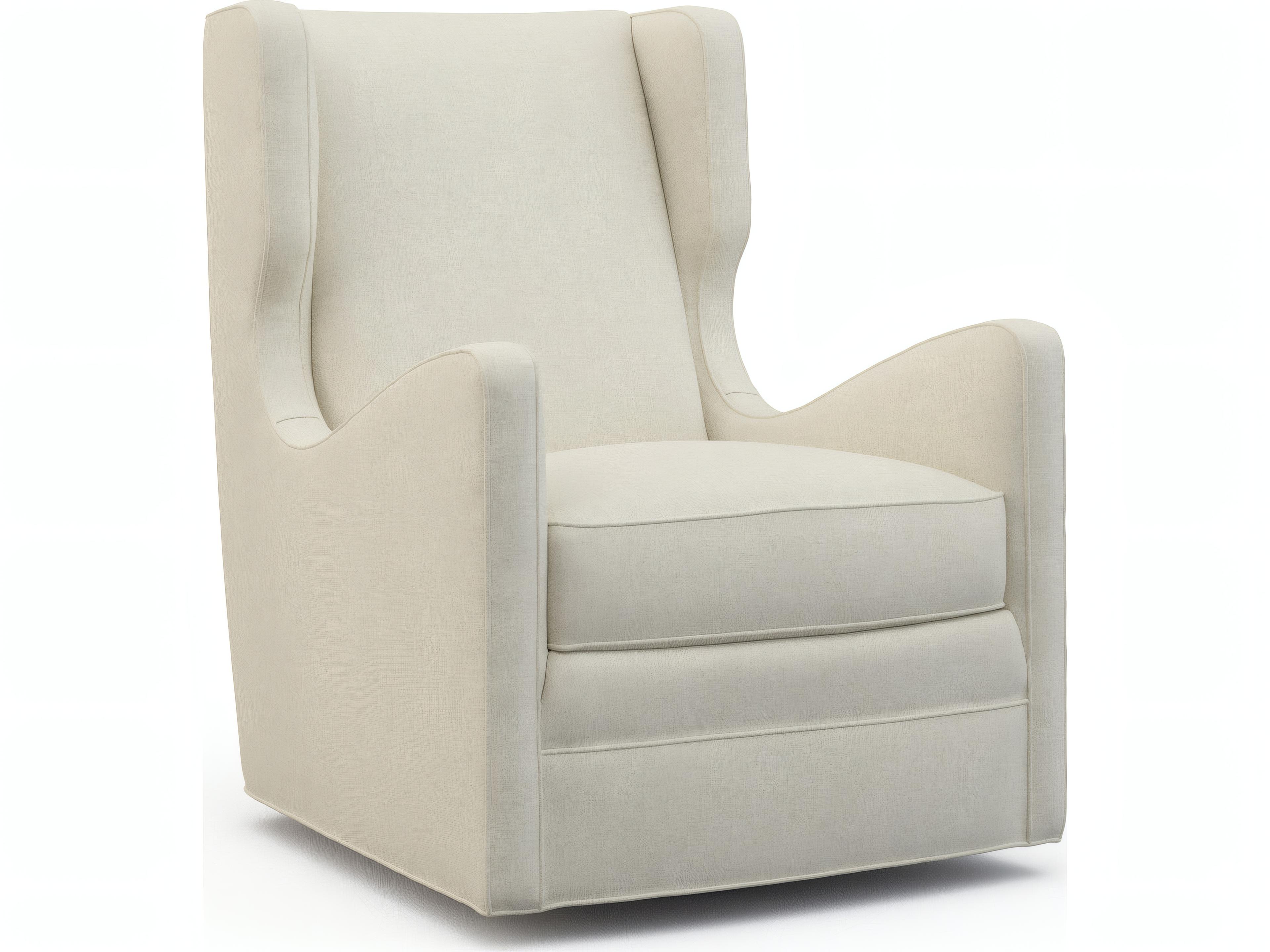 Toby Swivel Beige Accent Chair