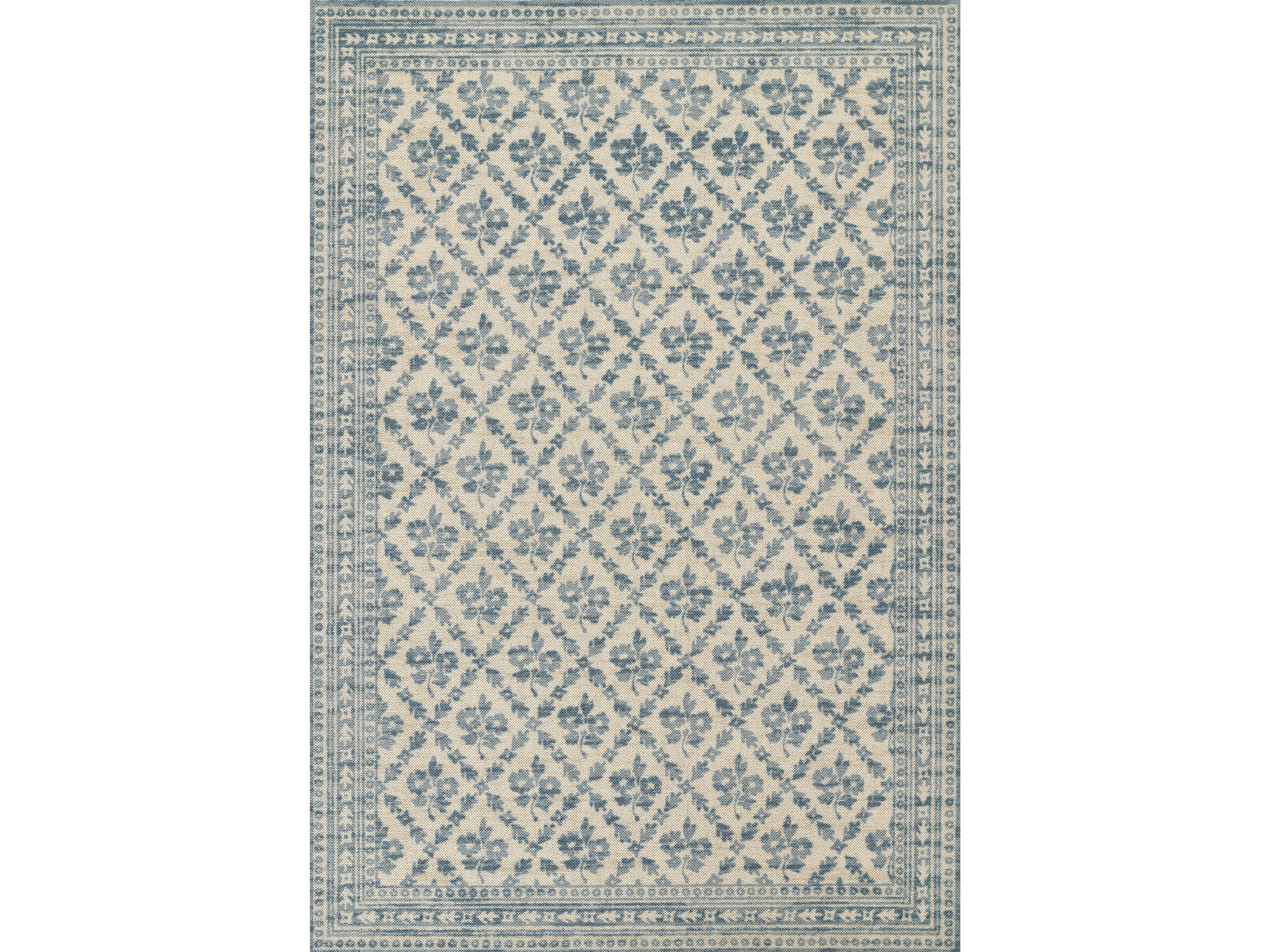 Bibury Bordered Runner Area Rug