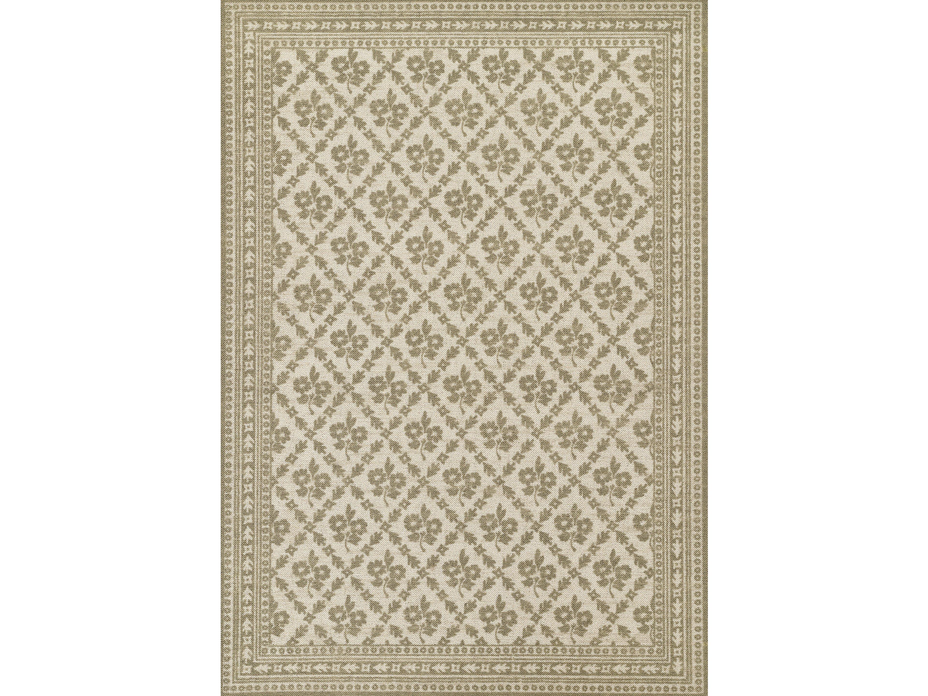 Bibury Bordered Runner Area Rug