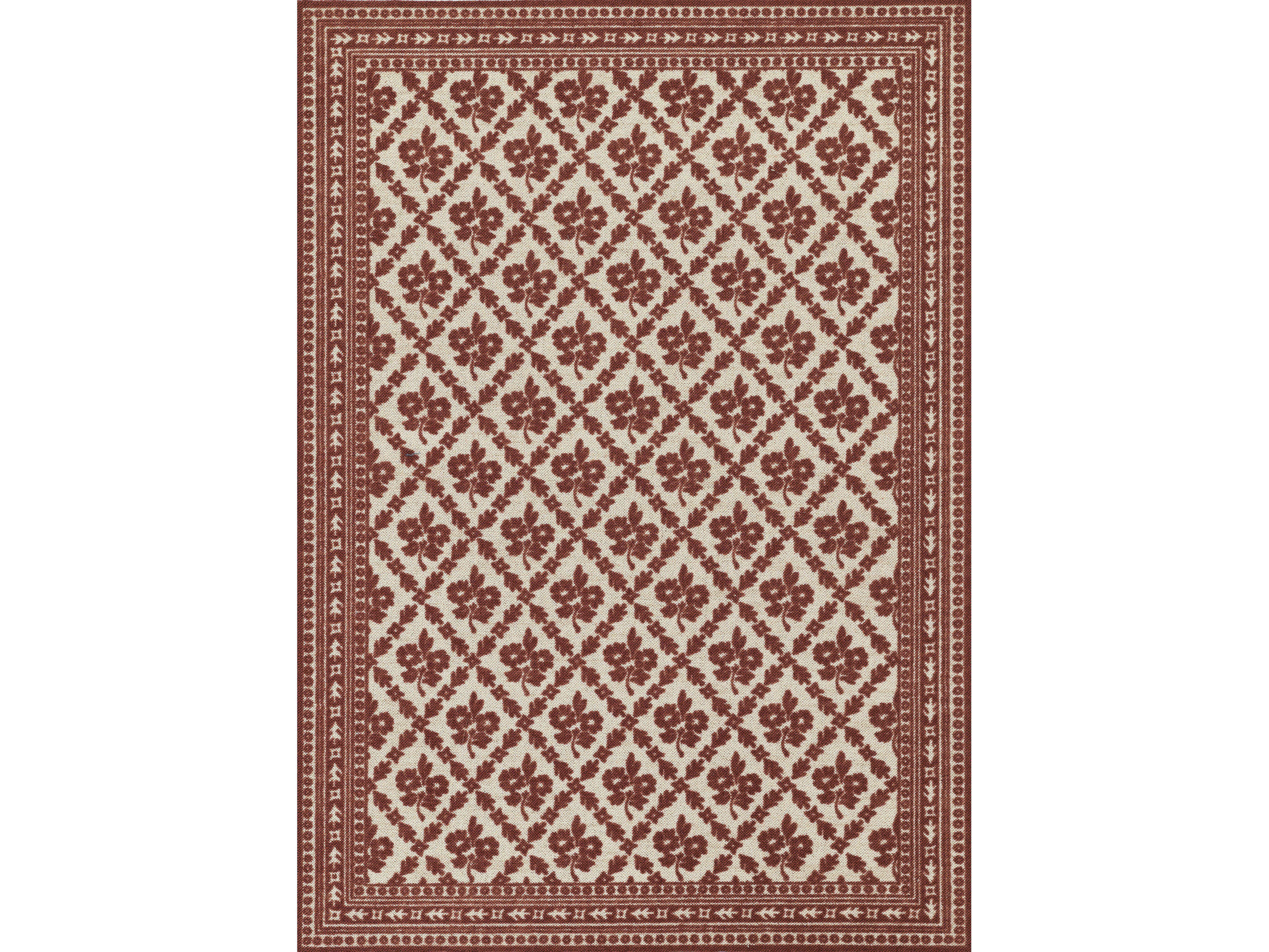 Bibury Bordered Runner Area Rug