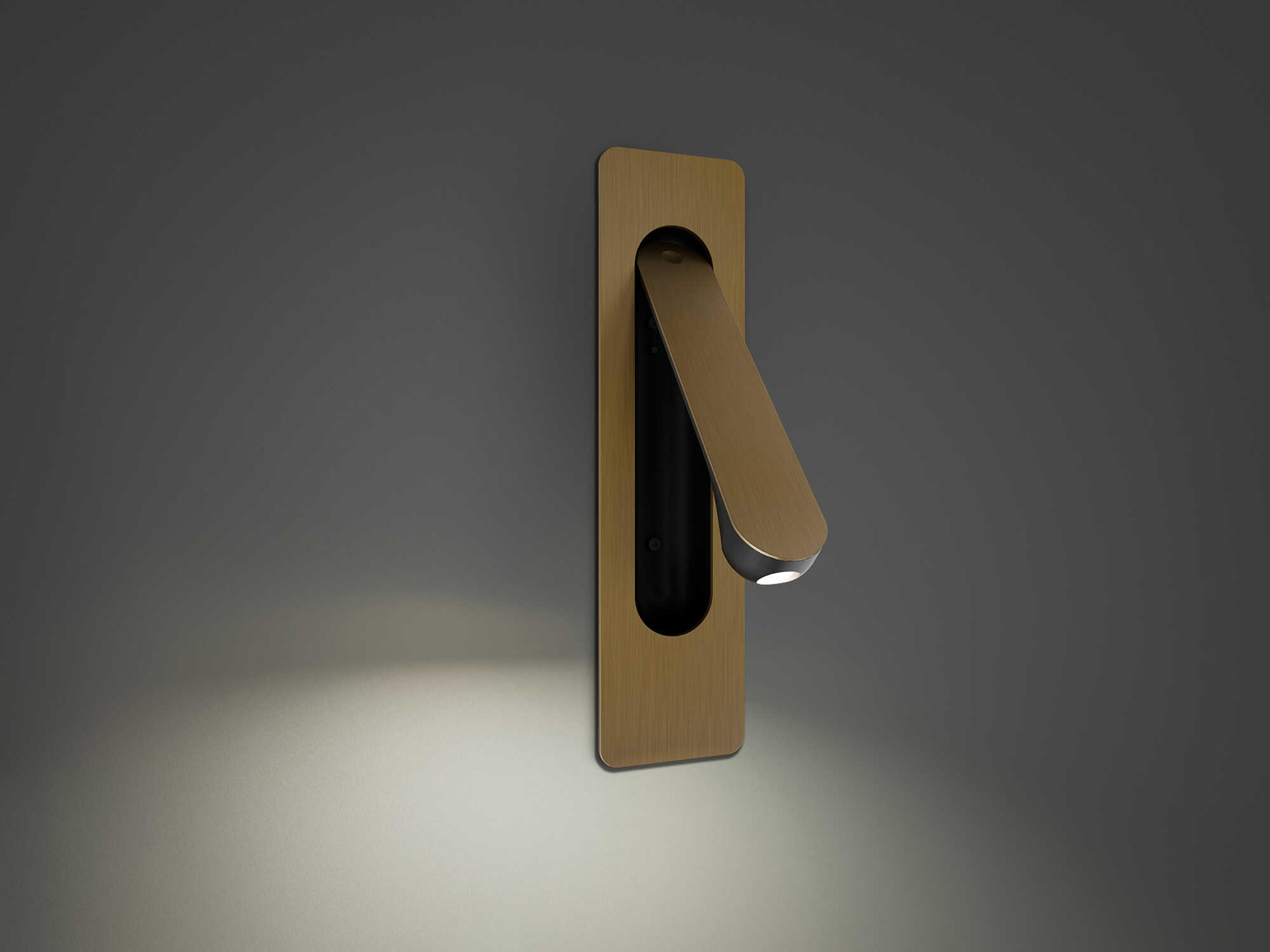 Modern Forms Line Up 1-Light Aged Brass Wall Sconce