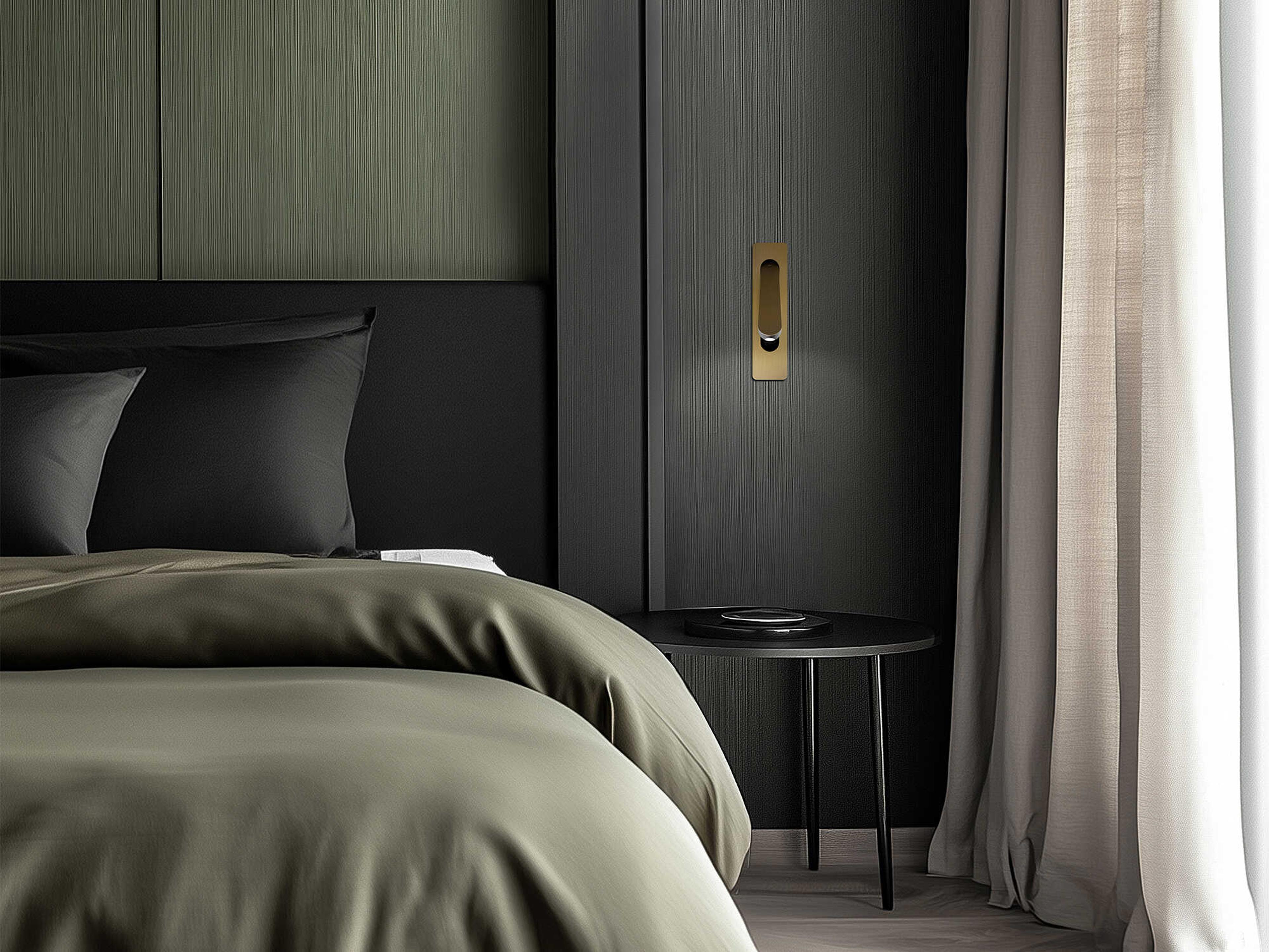 Modern Forms Line Up 1-Light Aged Brass Wall Sconce