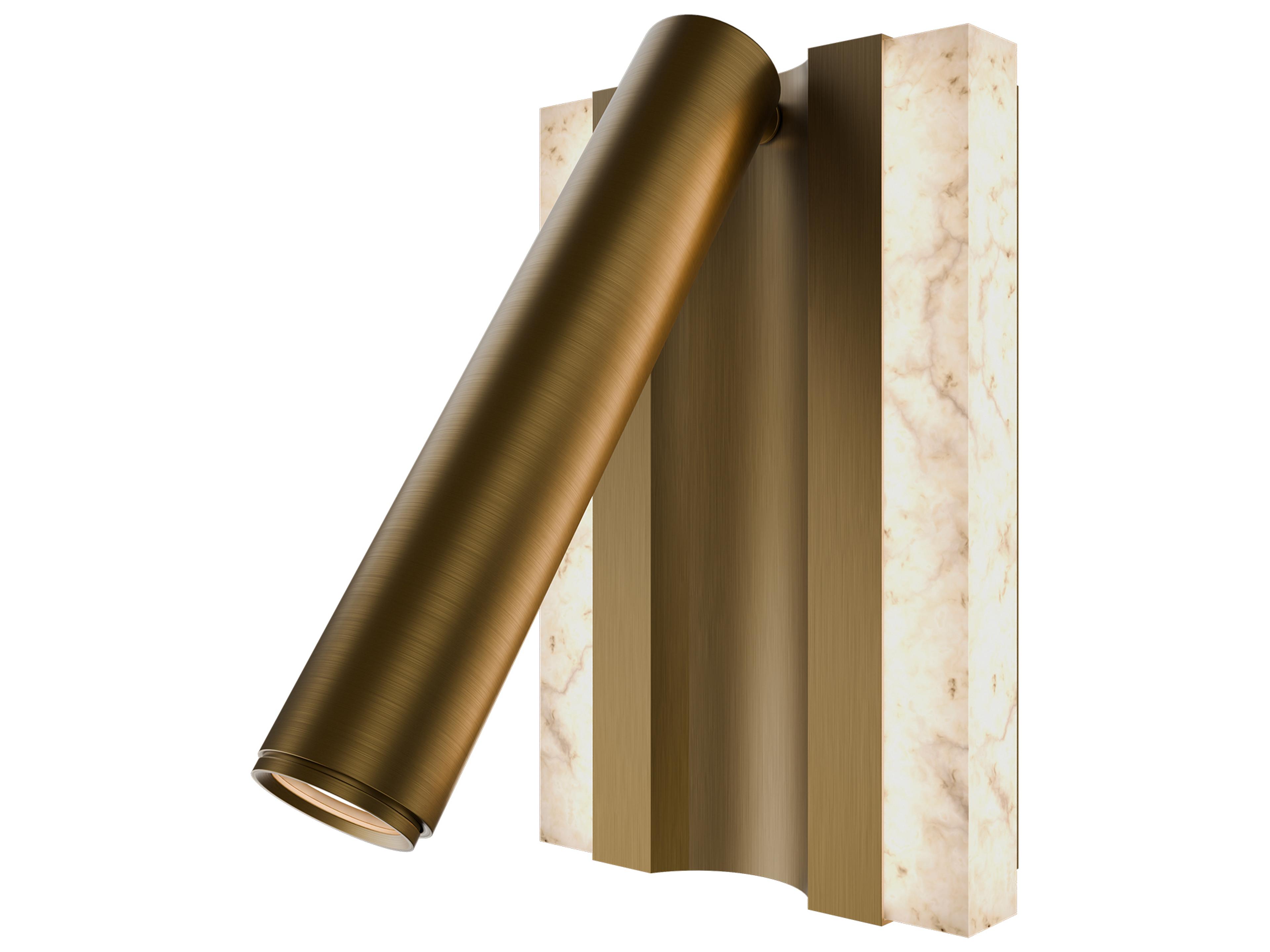 Modern Forms Ivery 1-Light Aged Brass Wall Sconce