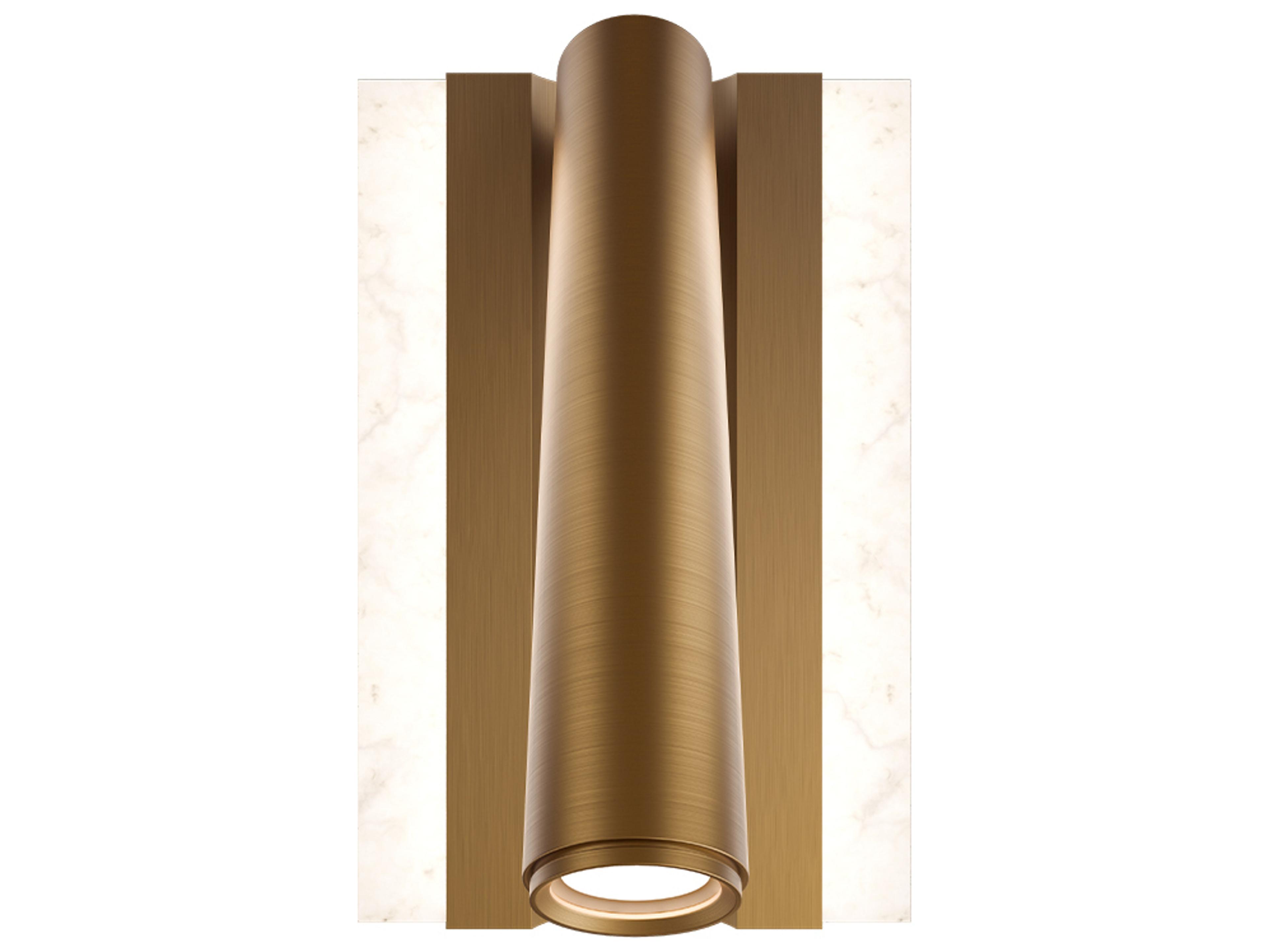Modern Forms Ivery 1-Light Aged Brass Wall Sconce
