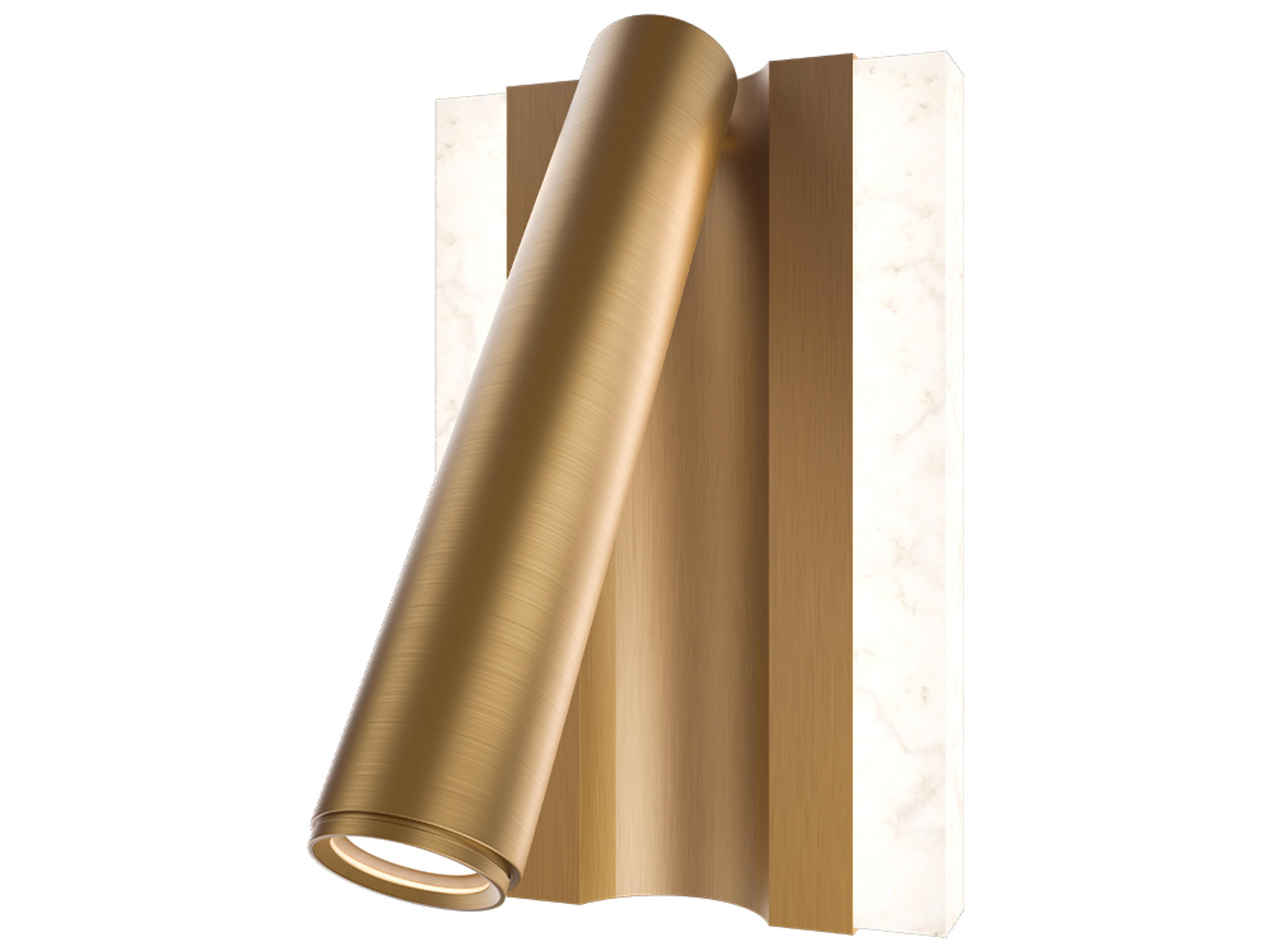 Modern Forms Ivery 1-Light Aged Brass Wall Sconce