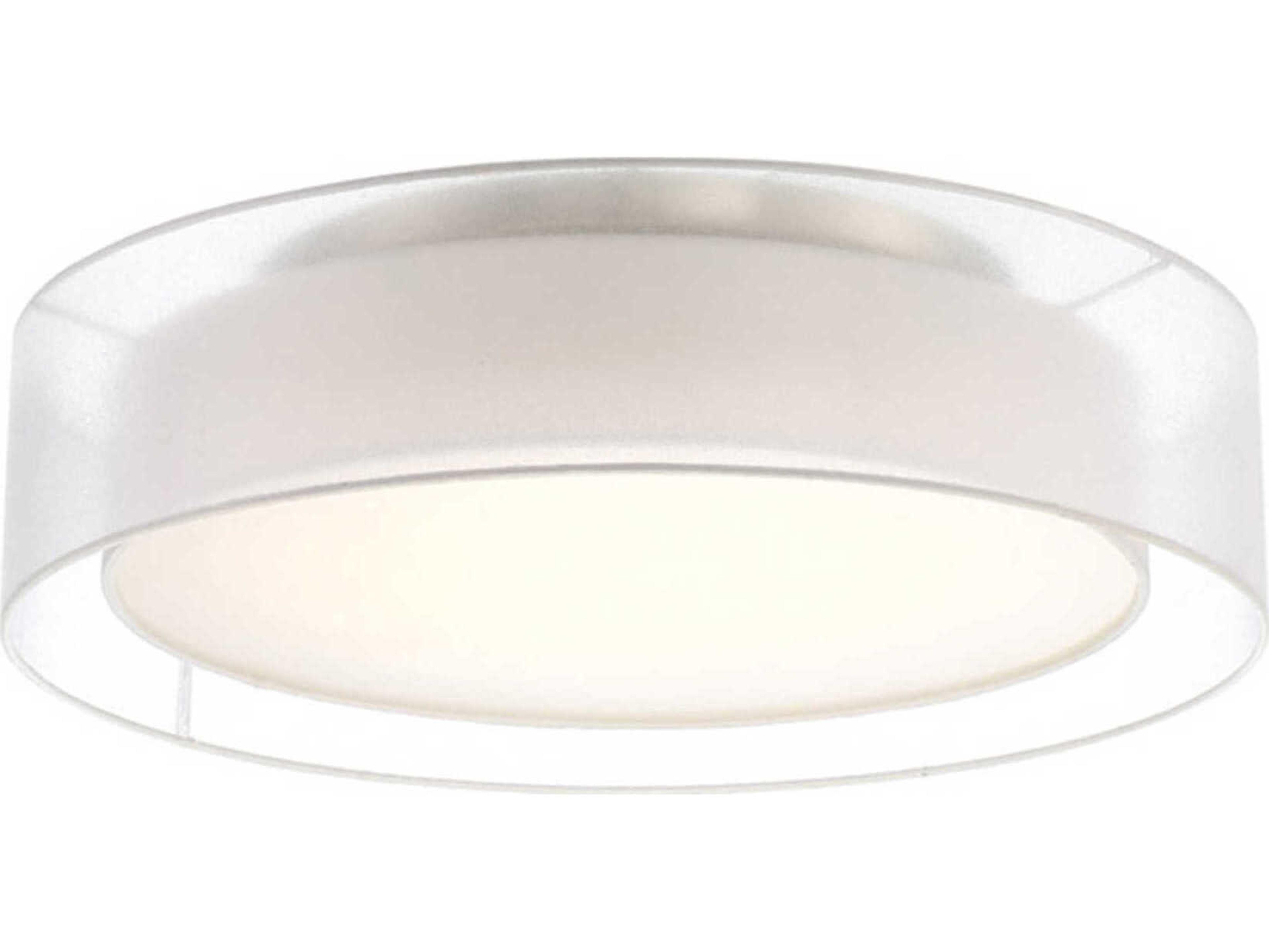 Metropolis LED Semi-Flush Mount in Brushed Nickel