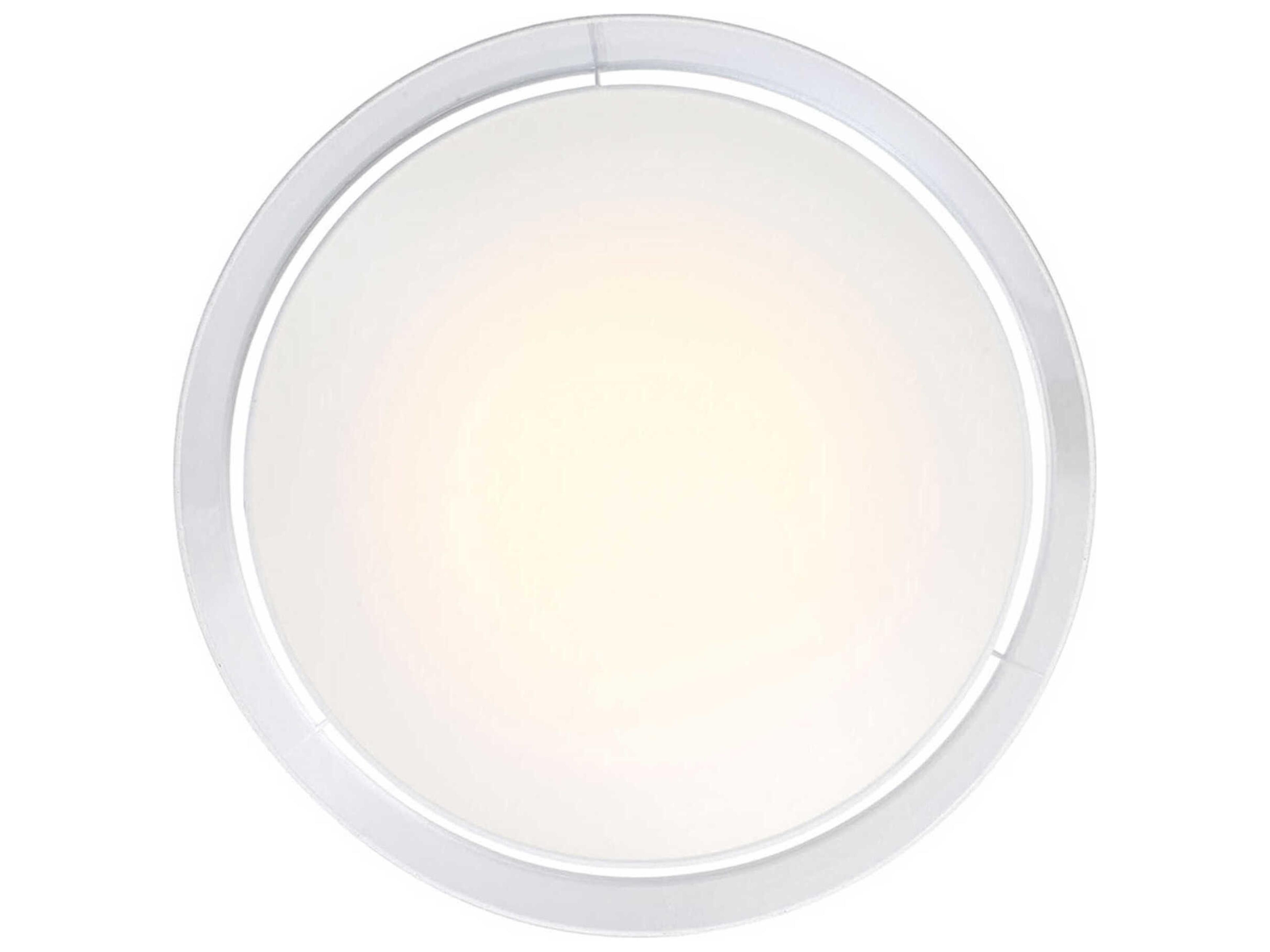 Modern Forms Metropolis 1-Light Brushed Nickel LED Drum Flush Mount