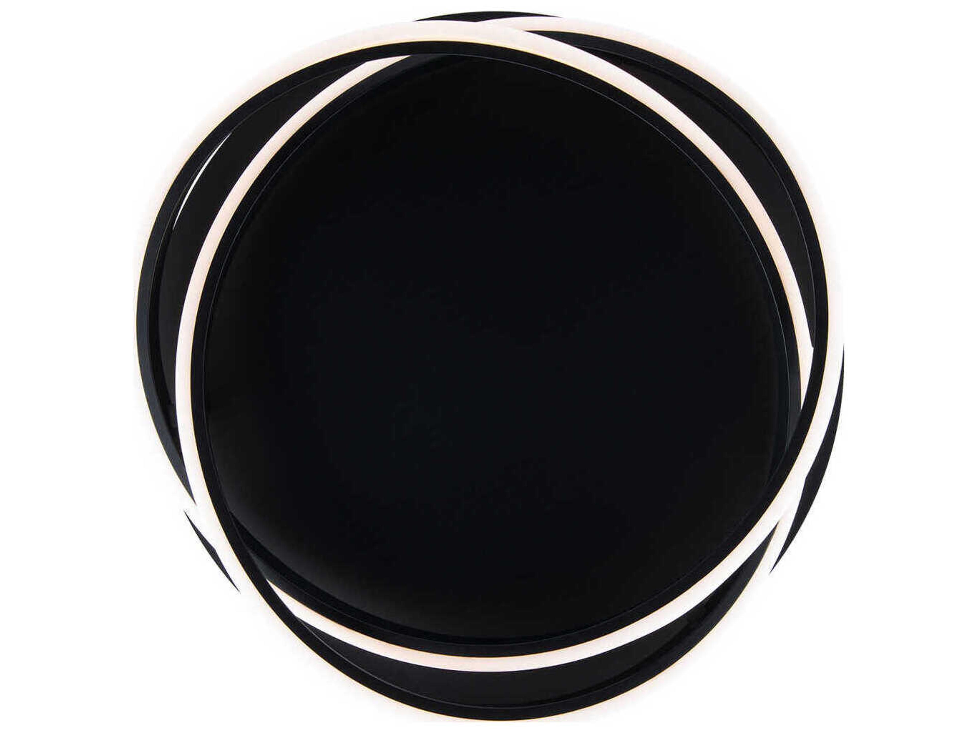 Modern Forms Veloce 1-Light Black LED Flush Mount