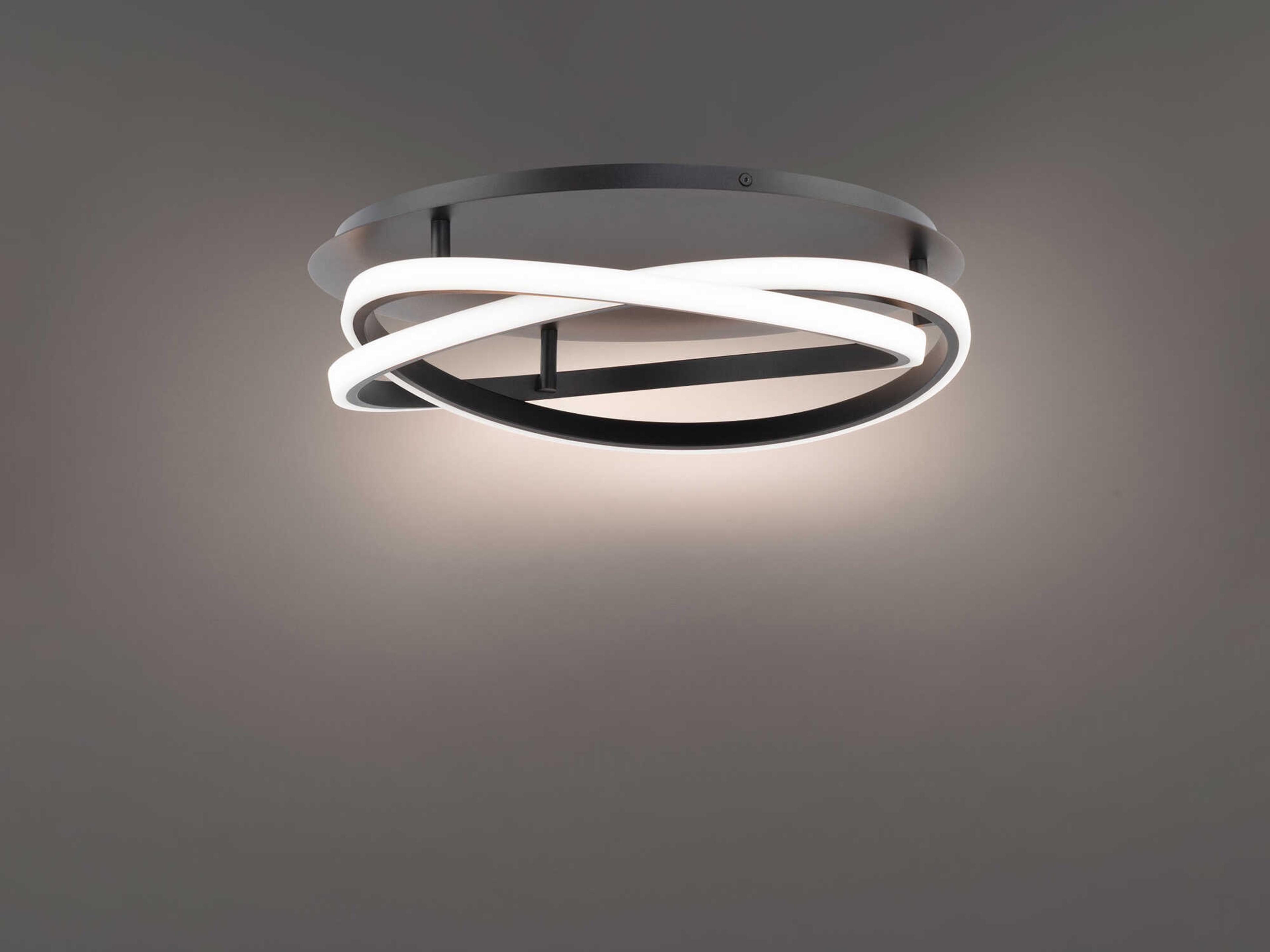 Modern Forms Veloce 1-Light Black LED Flush Mount