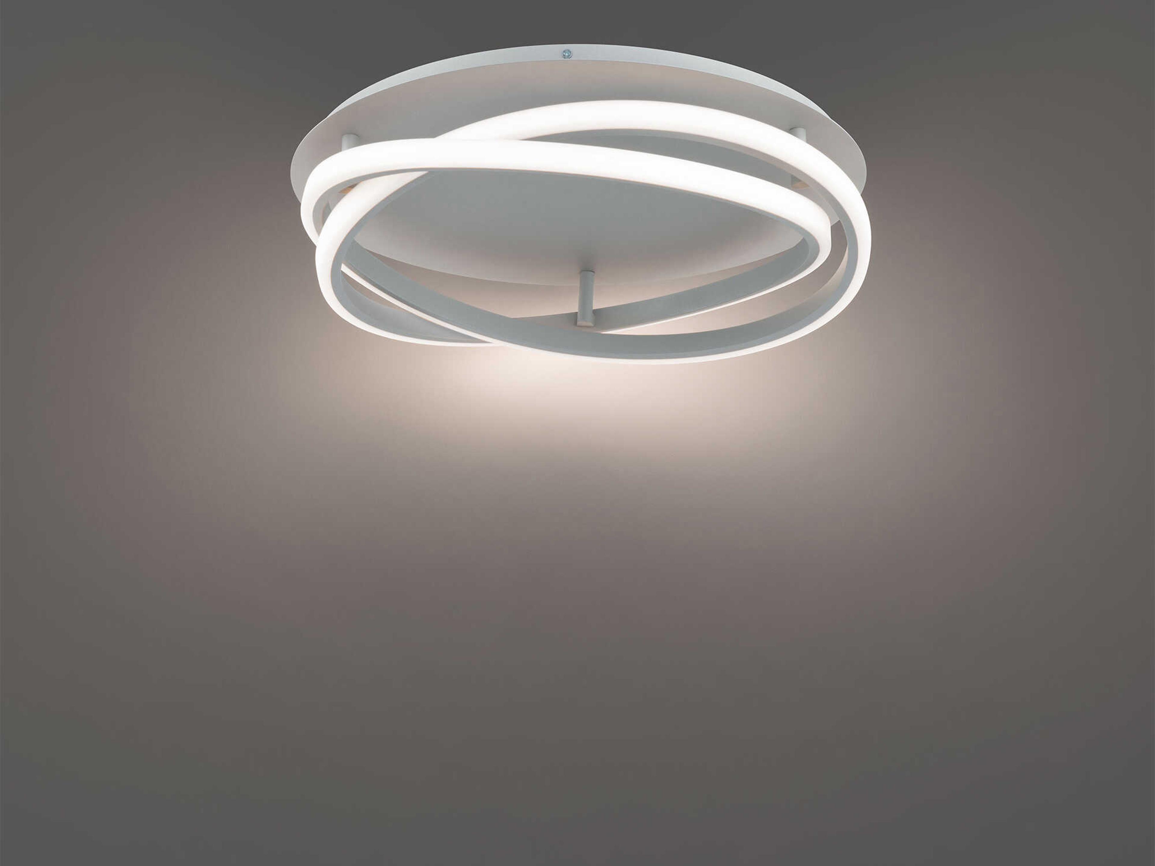 Modern Forms Veloce 1-Light Titanium Silver LED Flush Mount