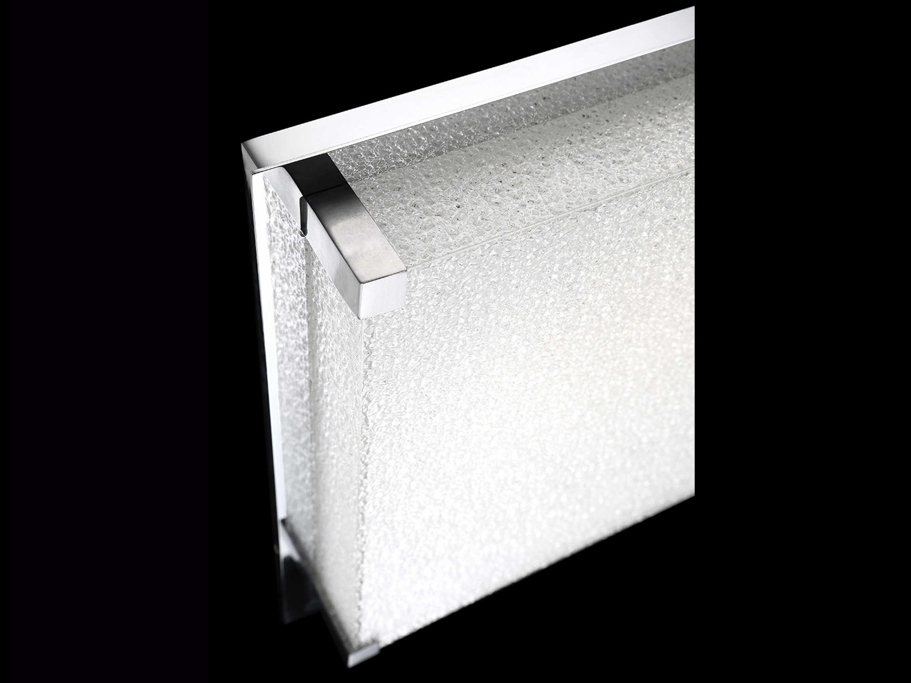 Modern Forms Vodka 1-Light Chrome Glass LED Flush Mount