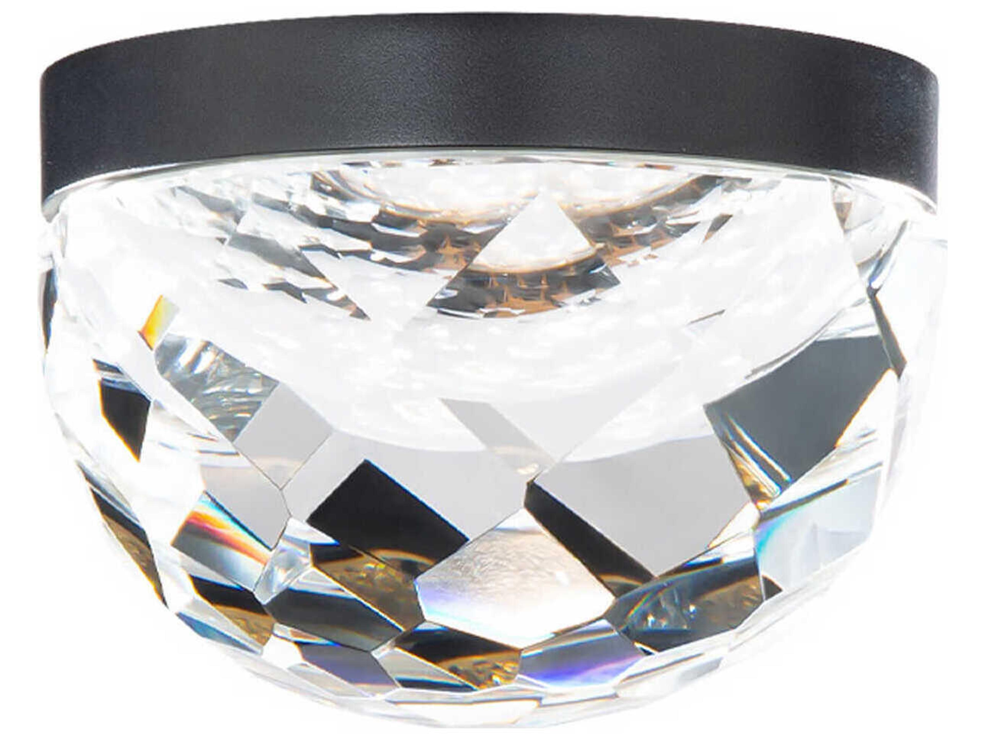 Cascade LED Flush Mount in Black