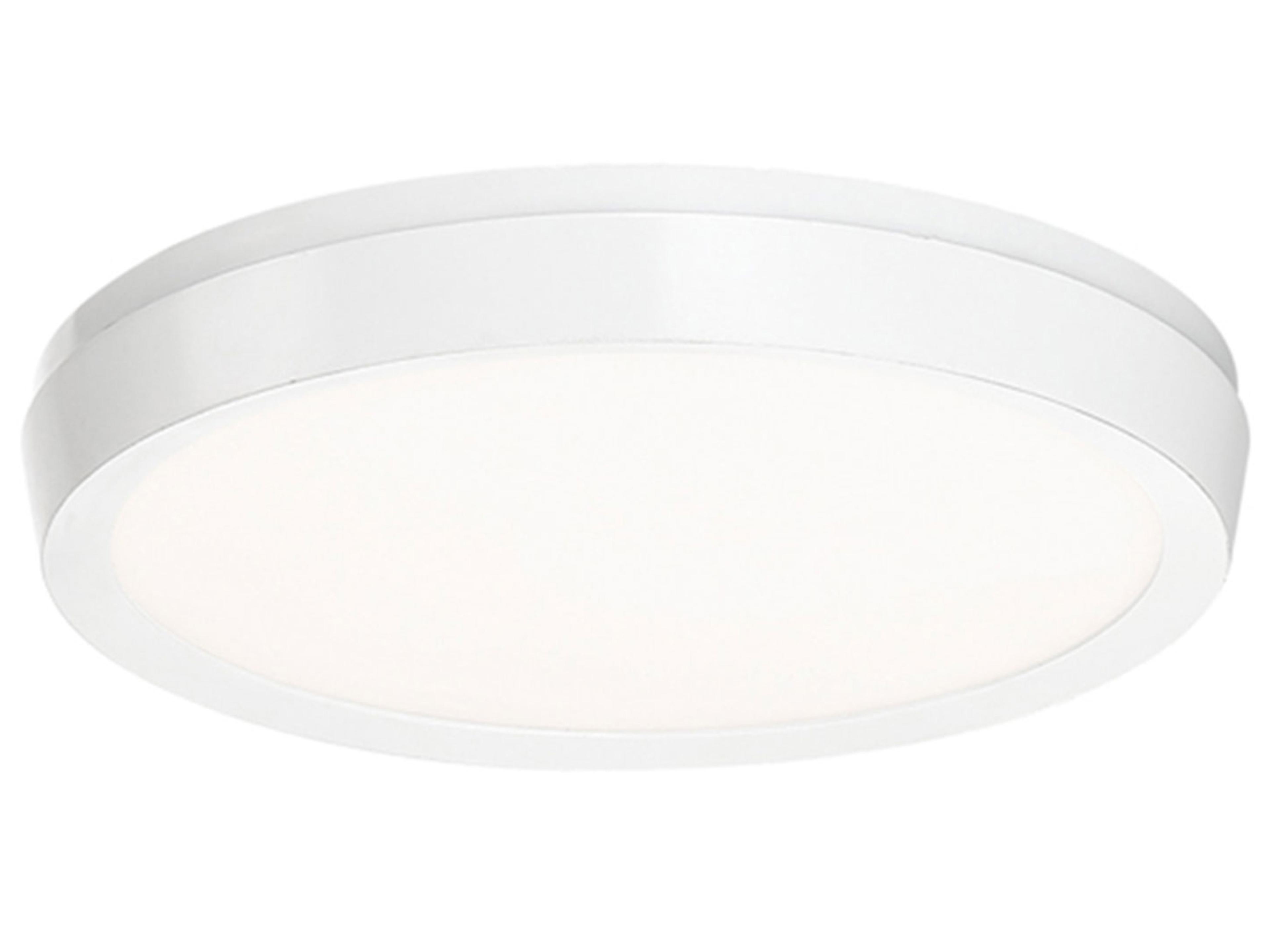 Argo LED Flush Mount Ceiling Light in White