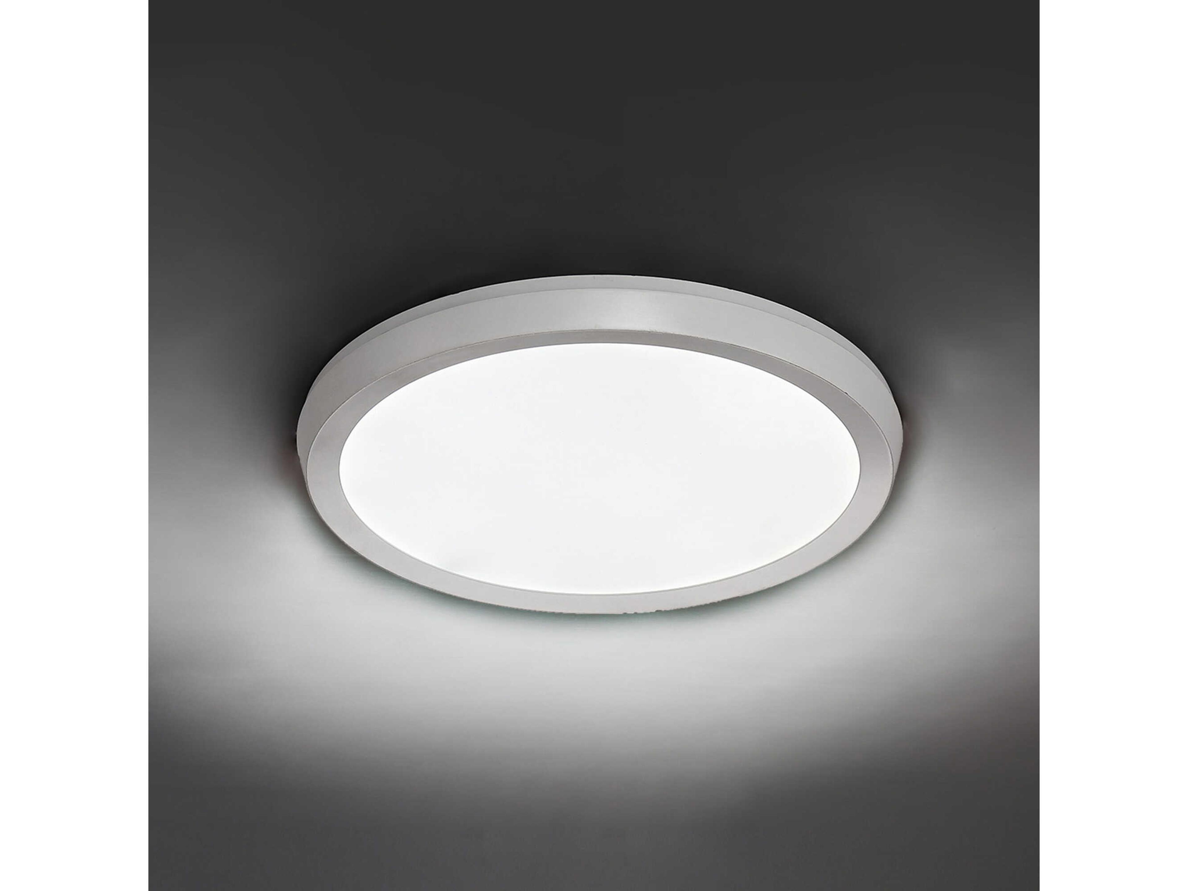 Modern Forms Argo 1-Light White LED Round Flush Mount
