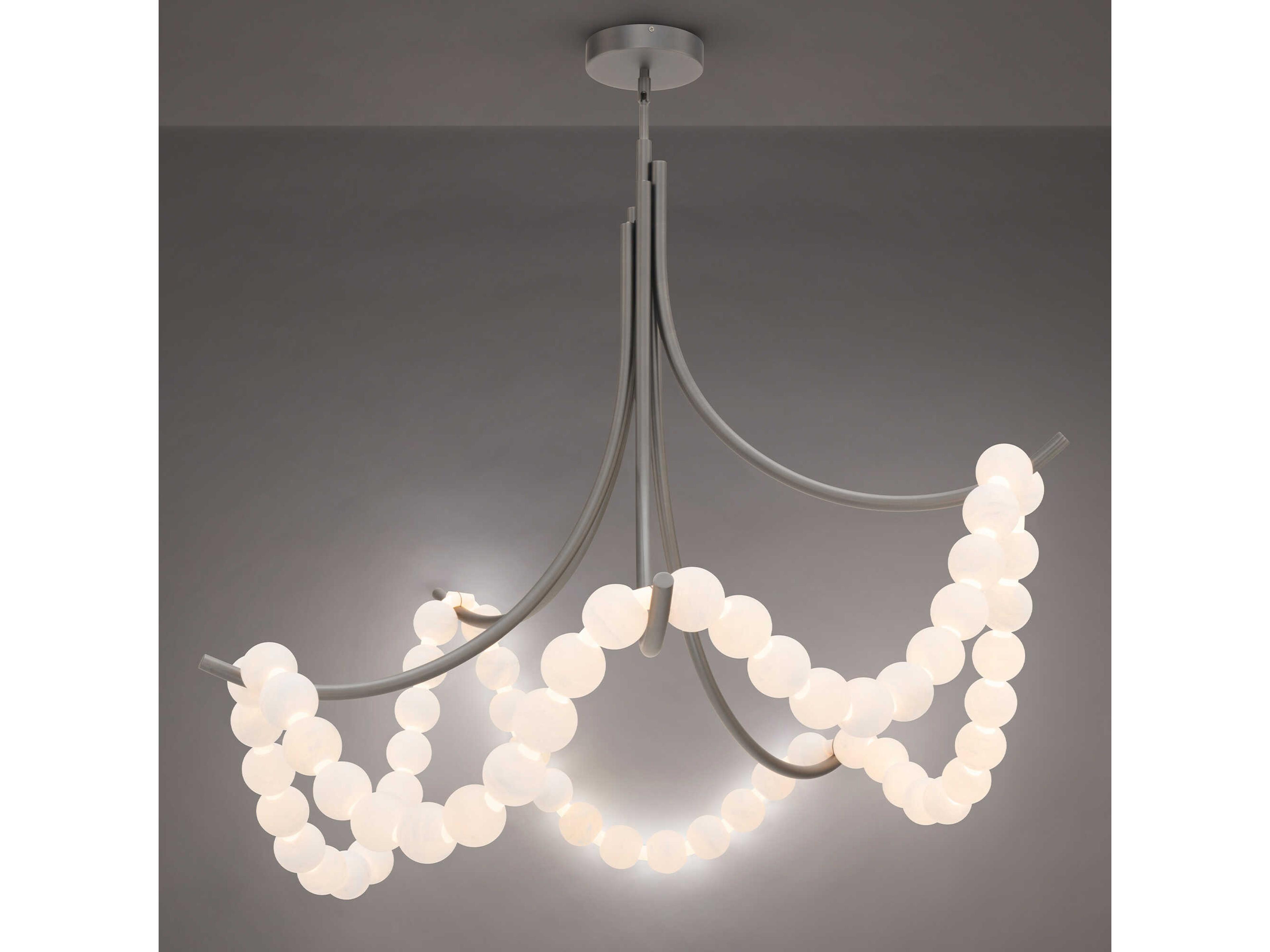 Modern Forms Parel 1-Light Antique Nickel Semi Flush Mount