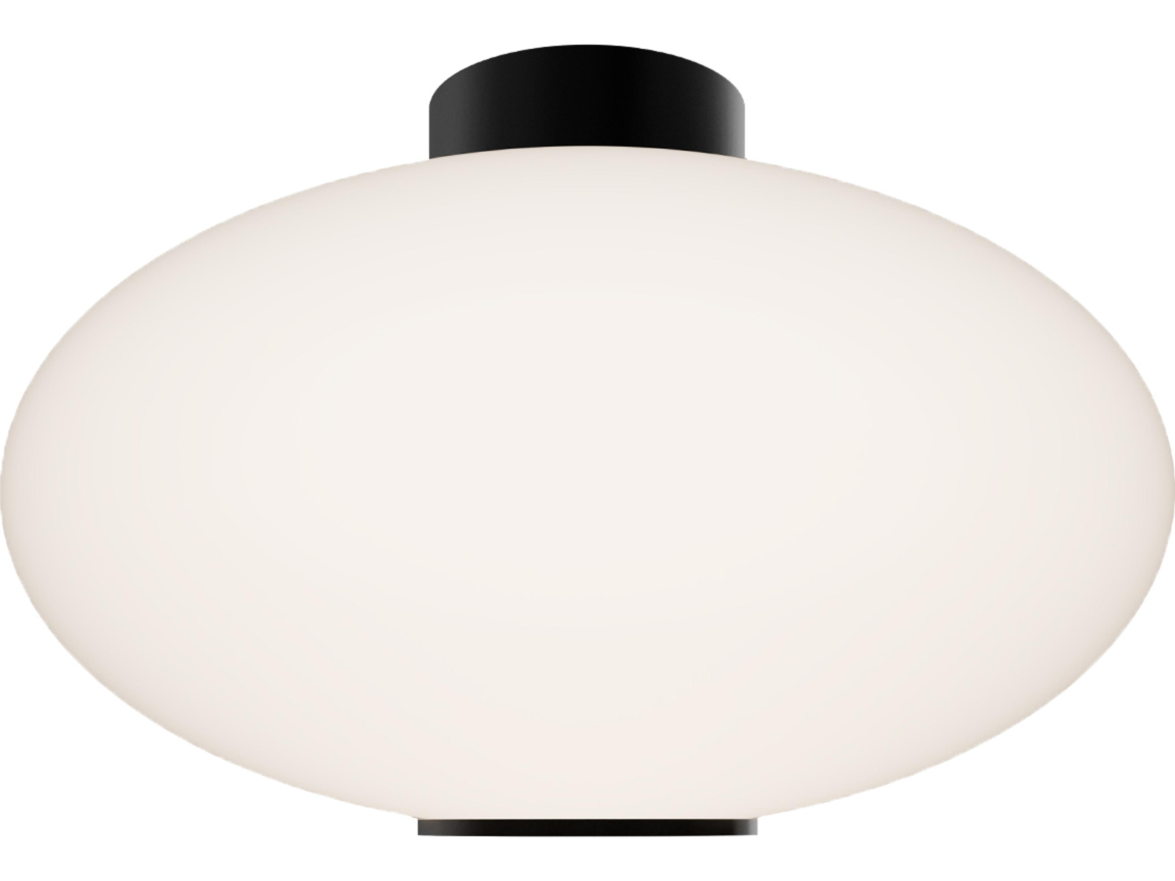 Illusion 1-Light Black Round Flush Mount