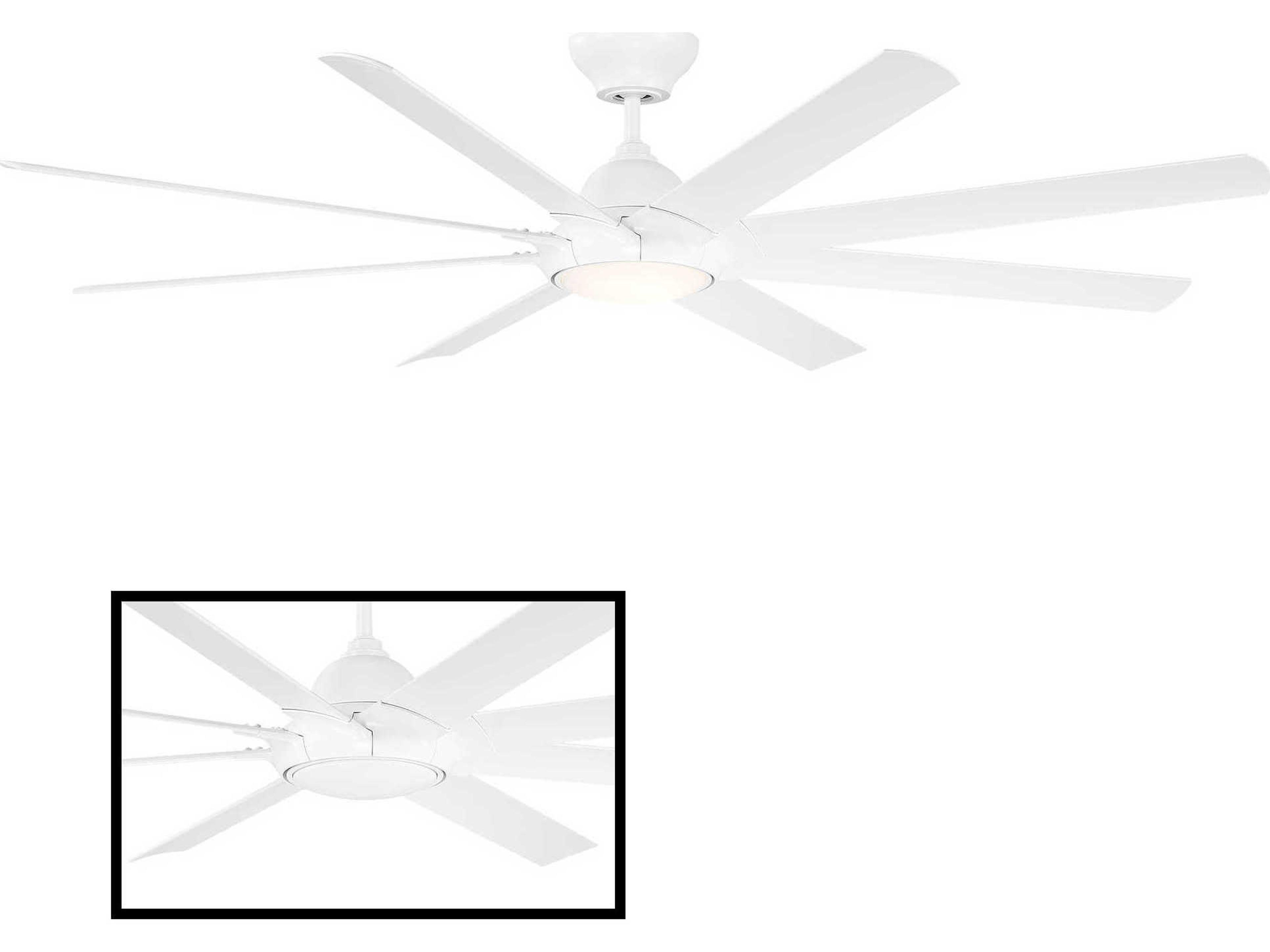 Modern Forms Hydra 1 - Light 80" LED Ceiling Fan