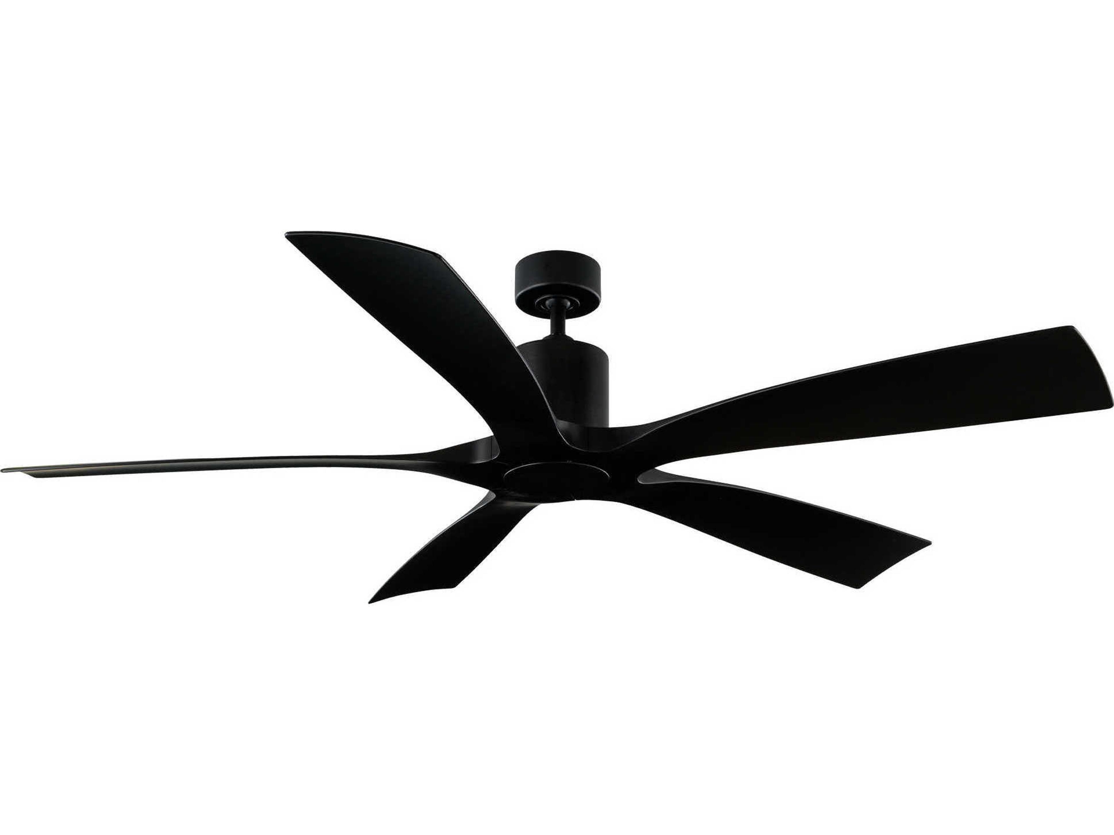Aviator 70 Inch Smart Ceiling Fan in Matte Black