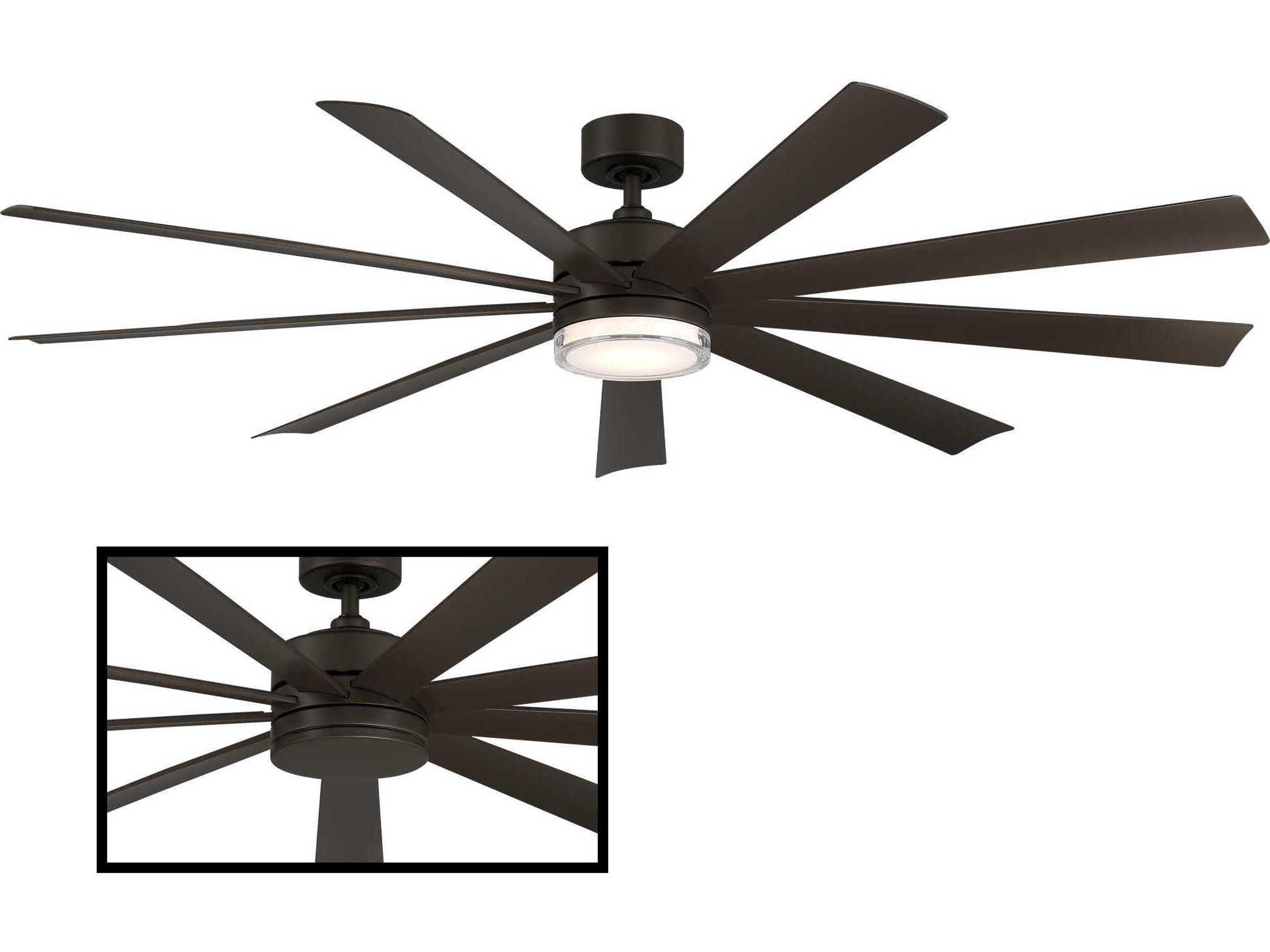 Modern Forms Wynd-Xl 1 - Light 72" LED Ceiling Fan