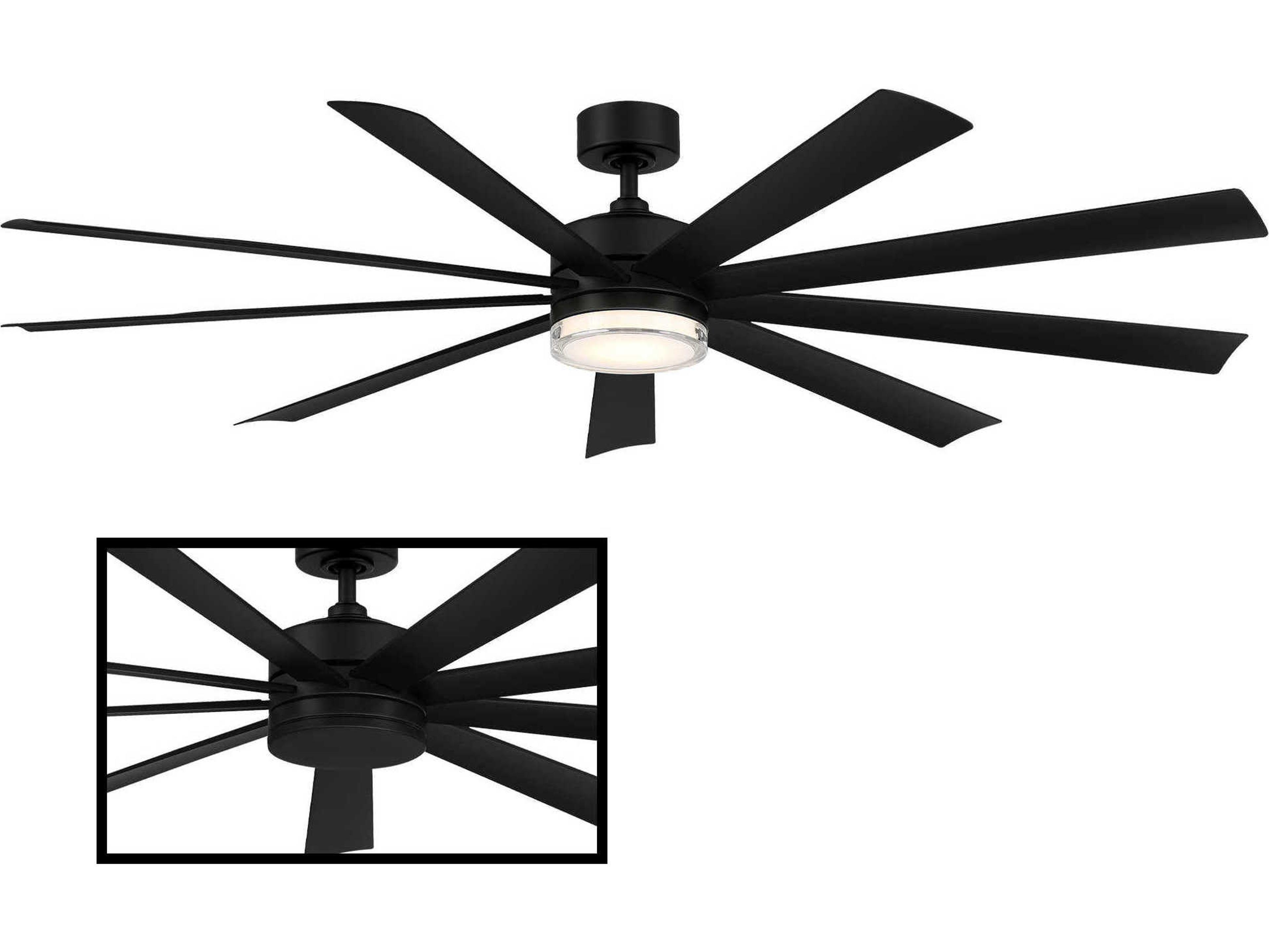 Modern Forms Wynd-Xl 1 - Light 72" LED Ceiling Fan
