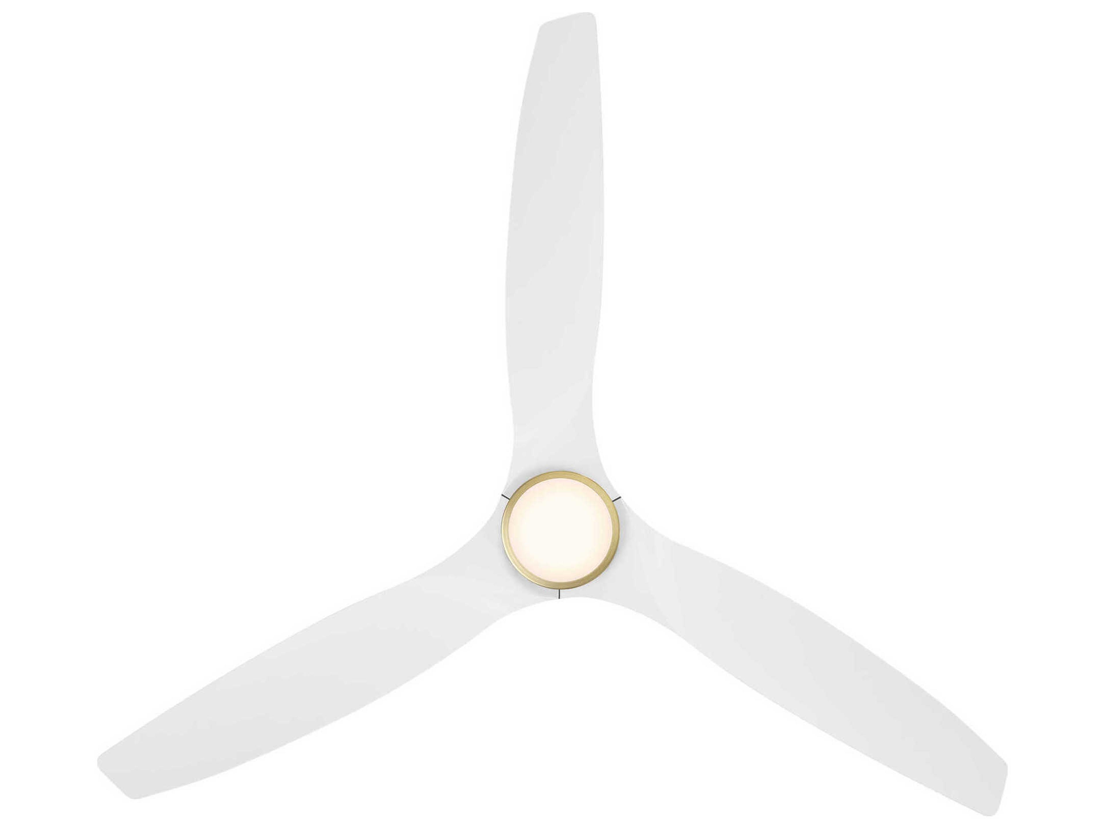 Modern Forms Skylark Soft Brass / Matte White 62" Ceiling Fan