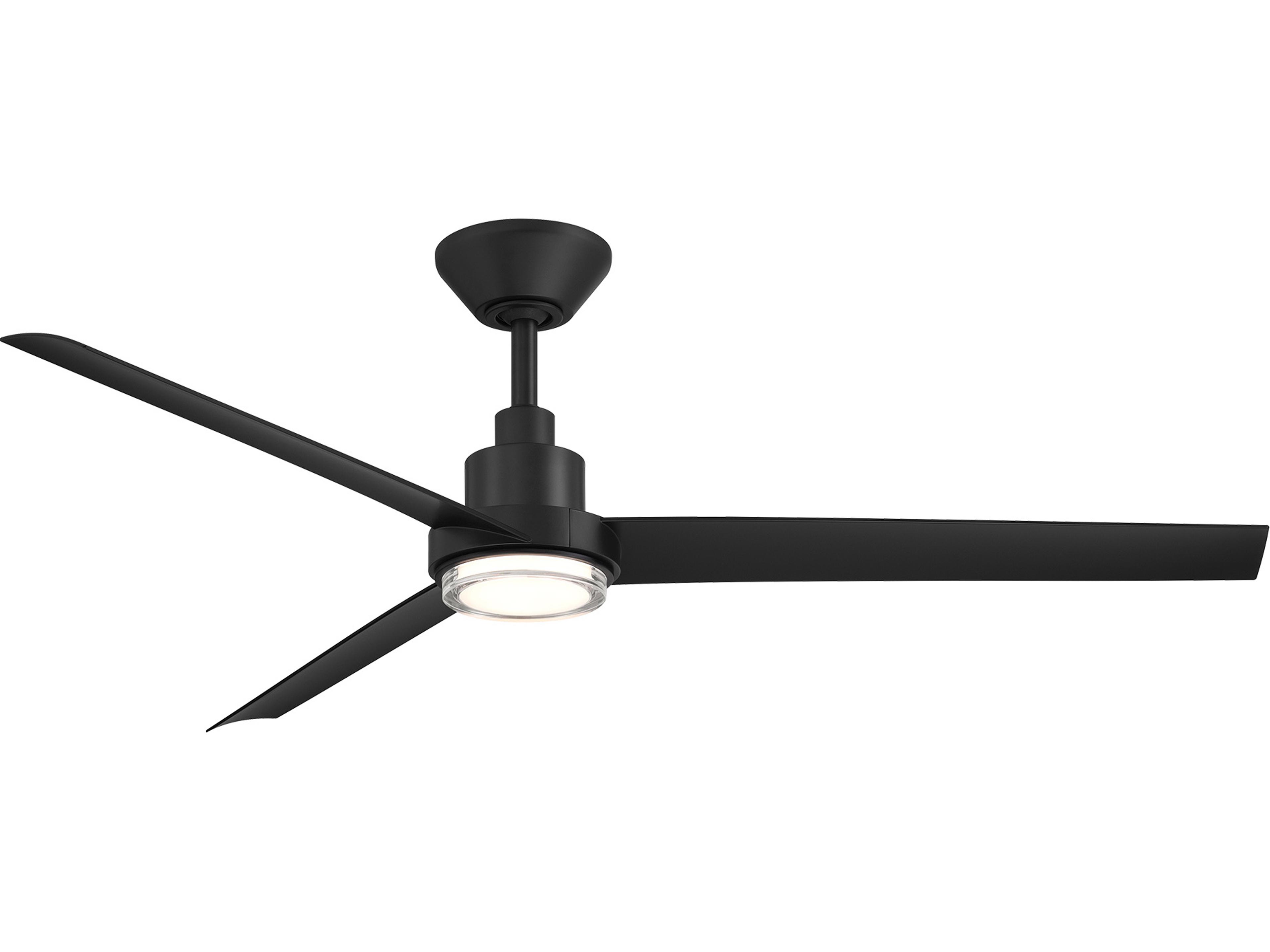 Bolo 56 Inch Smart LED Ceiling Fan in Matte Black