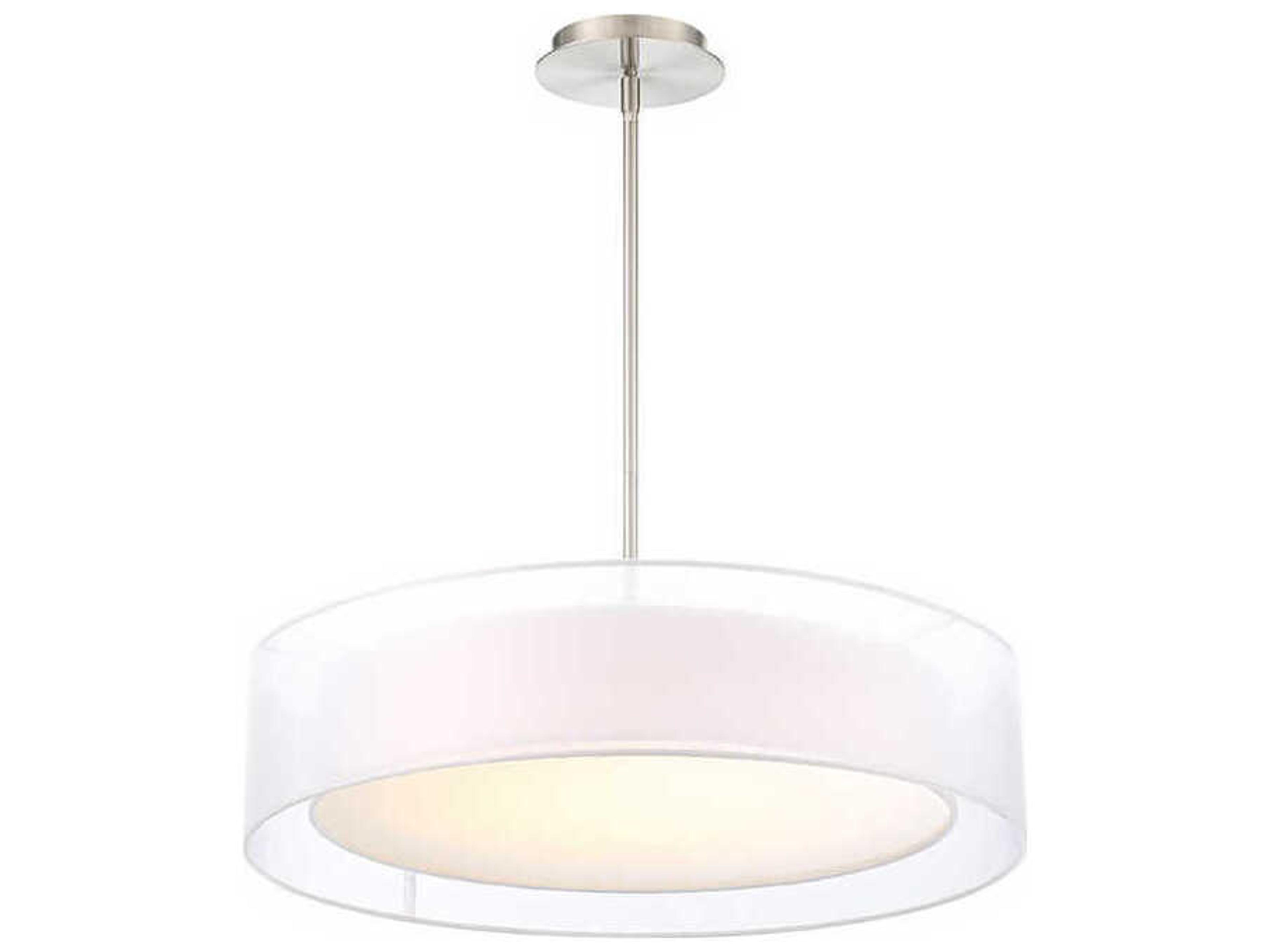 Metropolis Pendant Light Brushed Nickel
