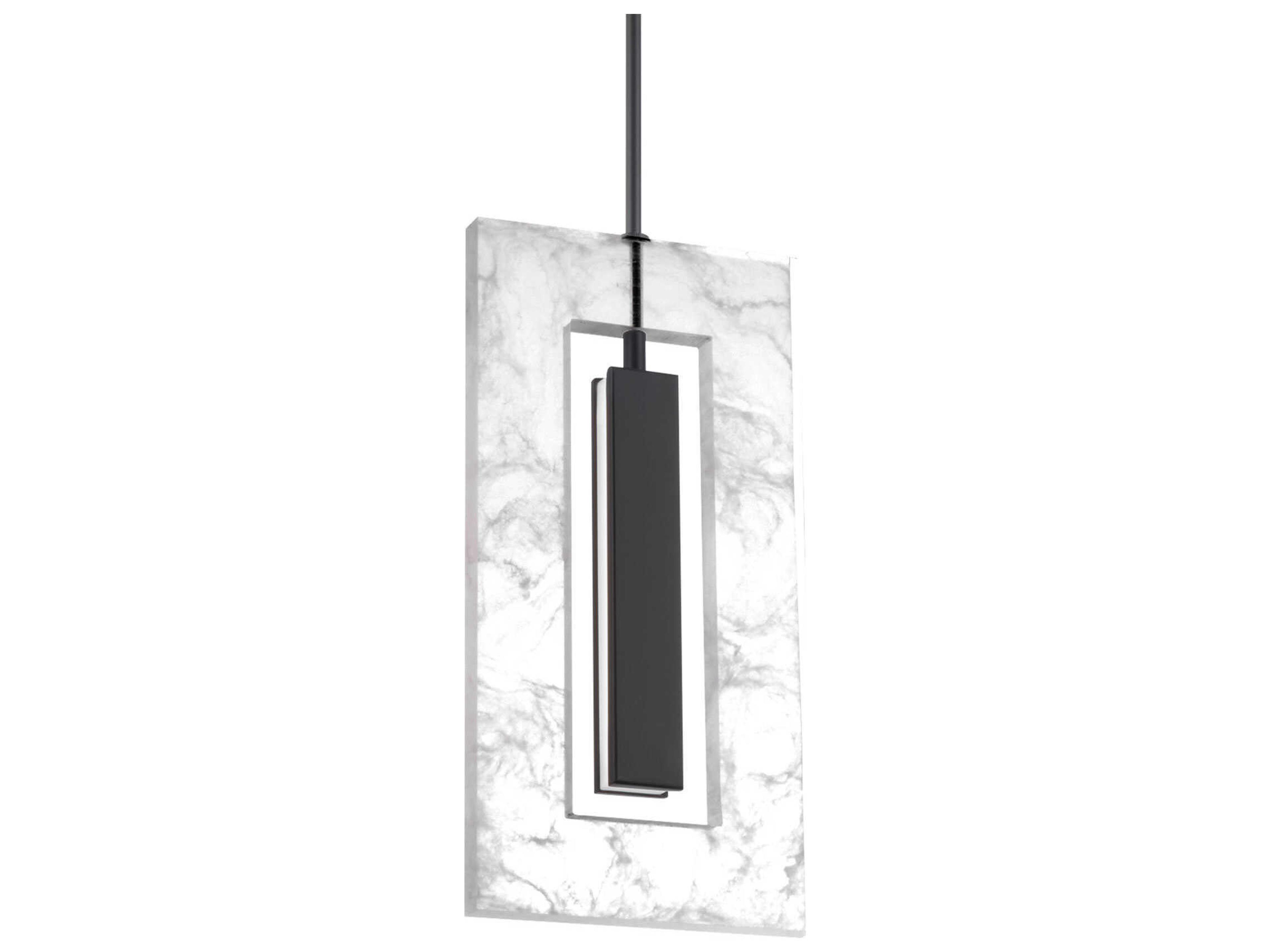 Modern Forms Cambria 1-Light Black LED Geometric Mini Pendant