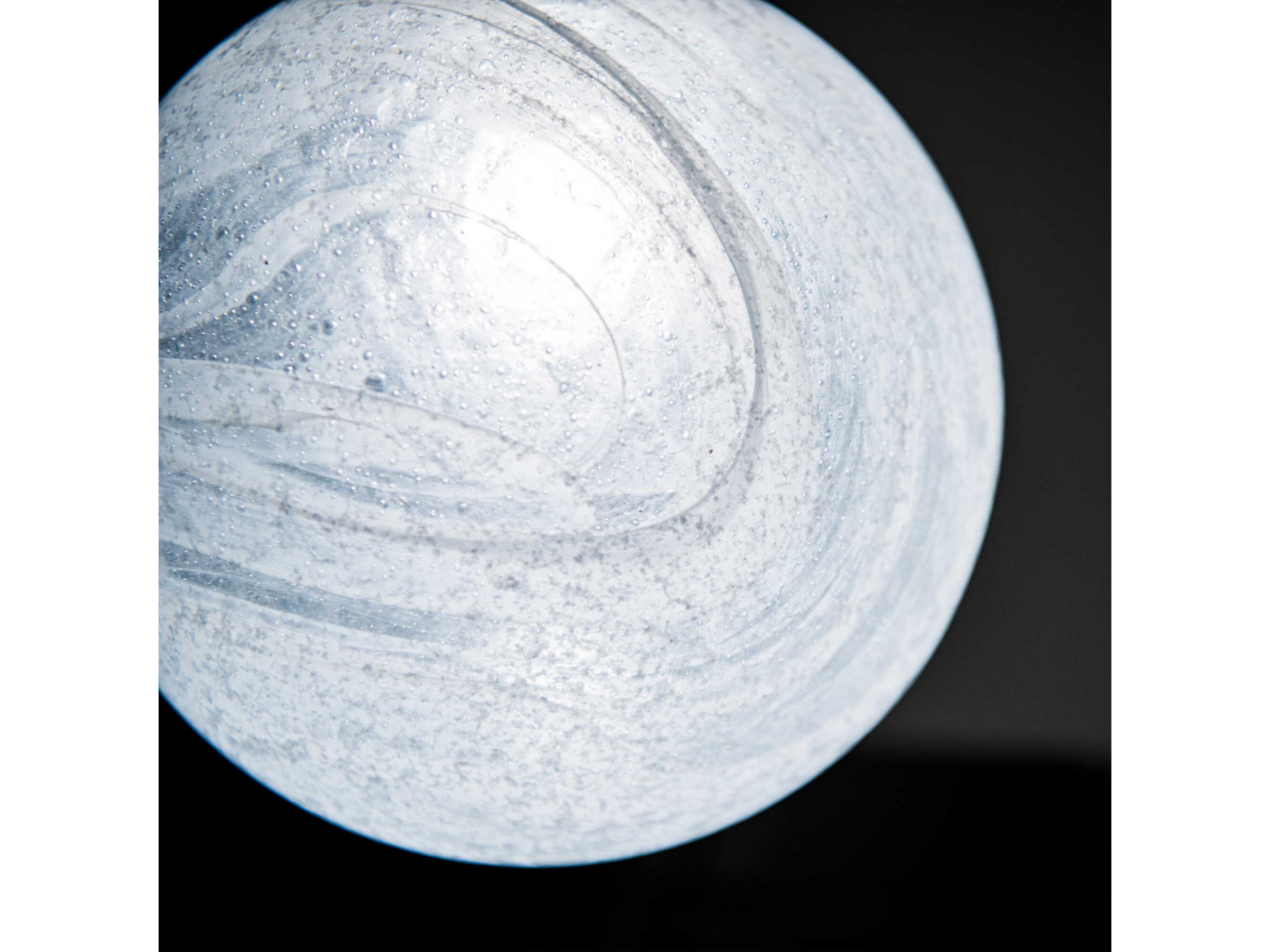 Modern Forms Cosmic 1-Light Black Glass LED Globe Mini Pendant